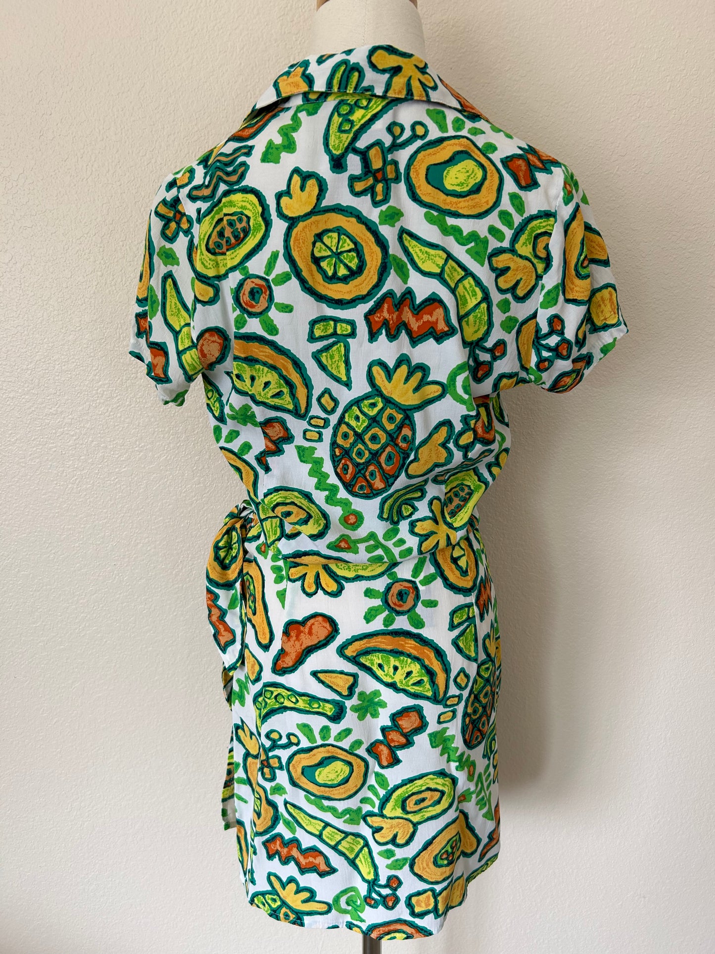90s Fruit Print Two-Piece Set