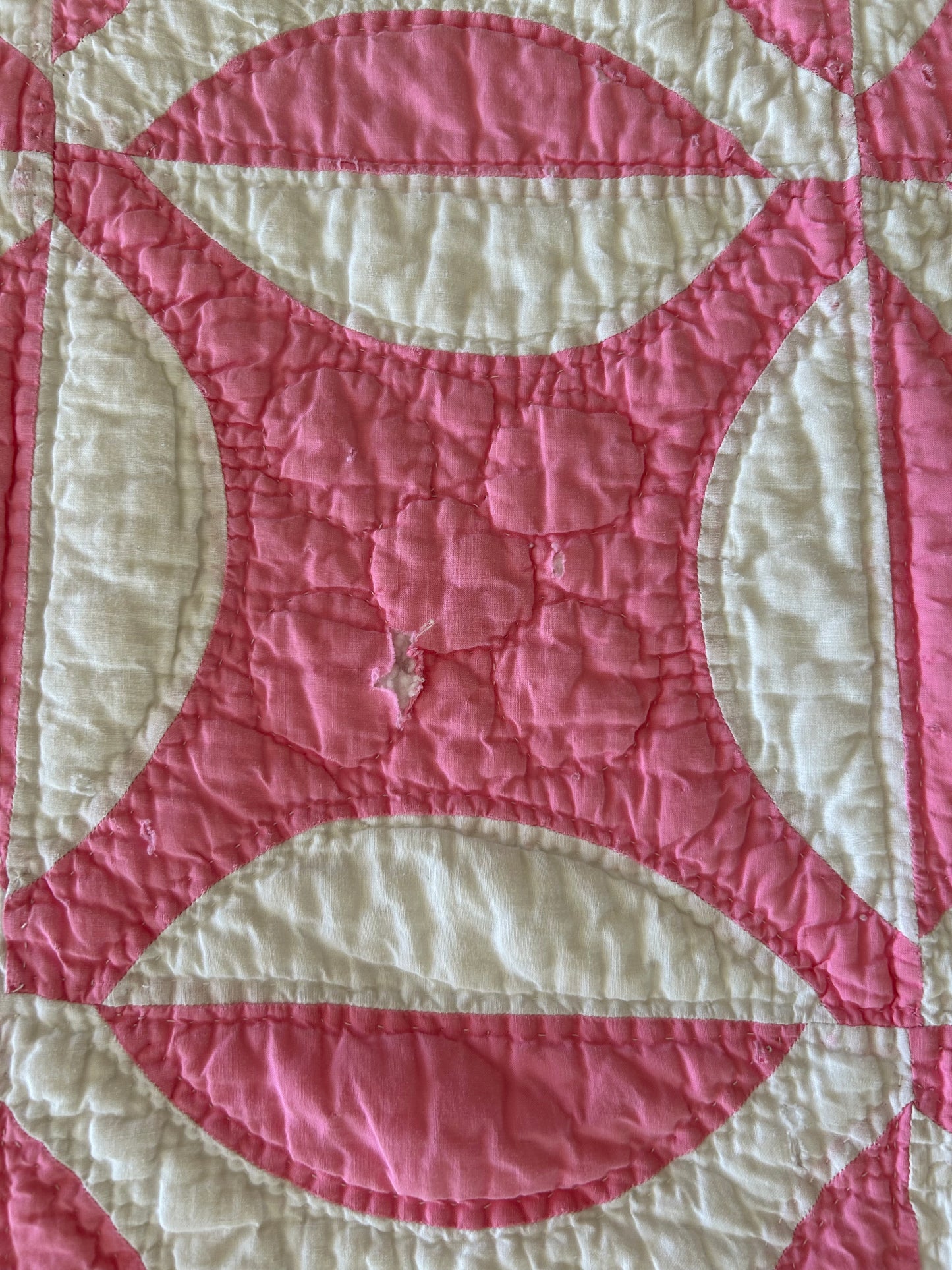 Pink Robbing Peter to Pay Paul Quilt