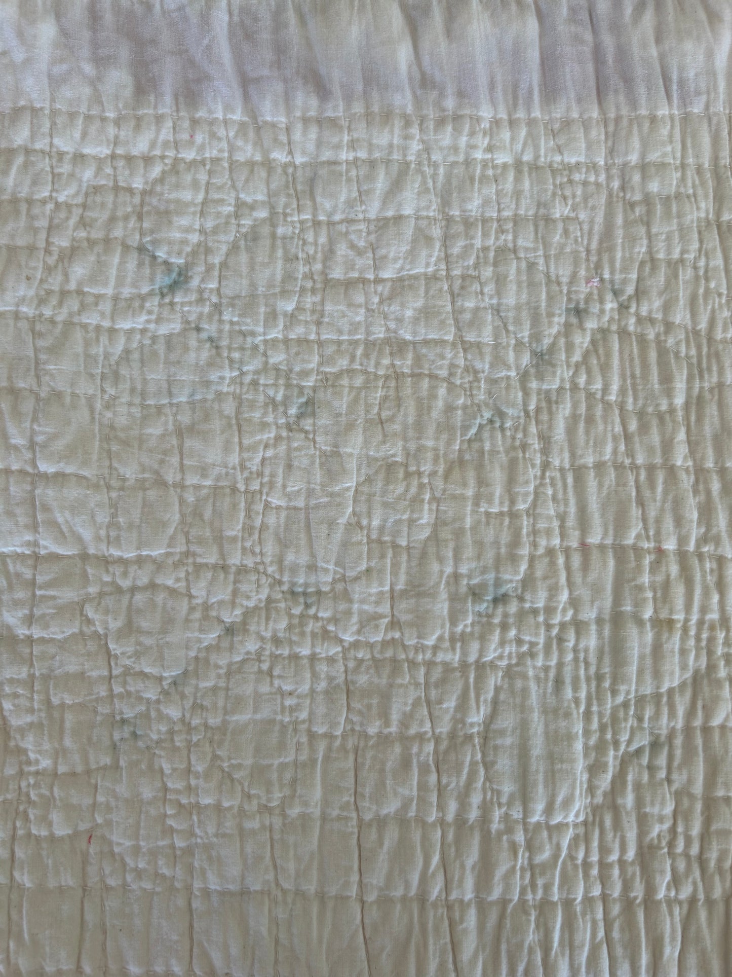 Vintage Rose of Sharon Quilt | 1970s
