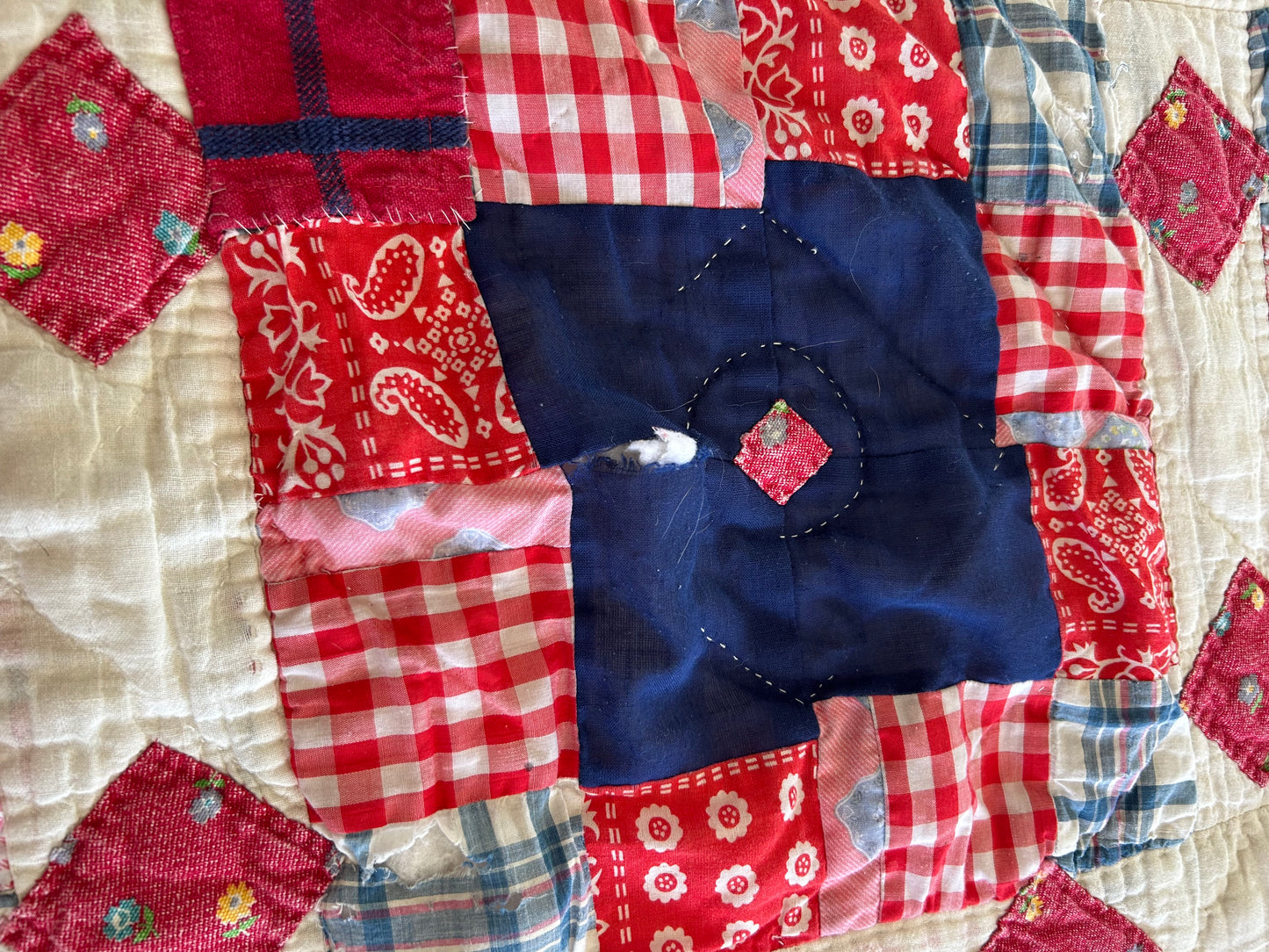 Patriotic Picnic Patchwork Quilt