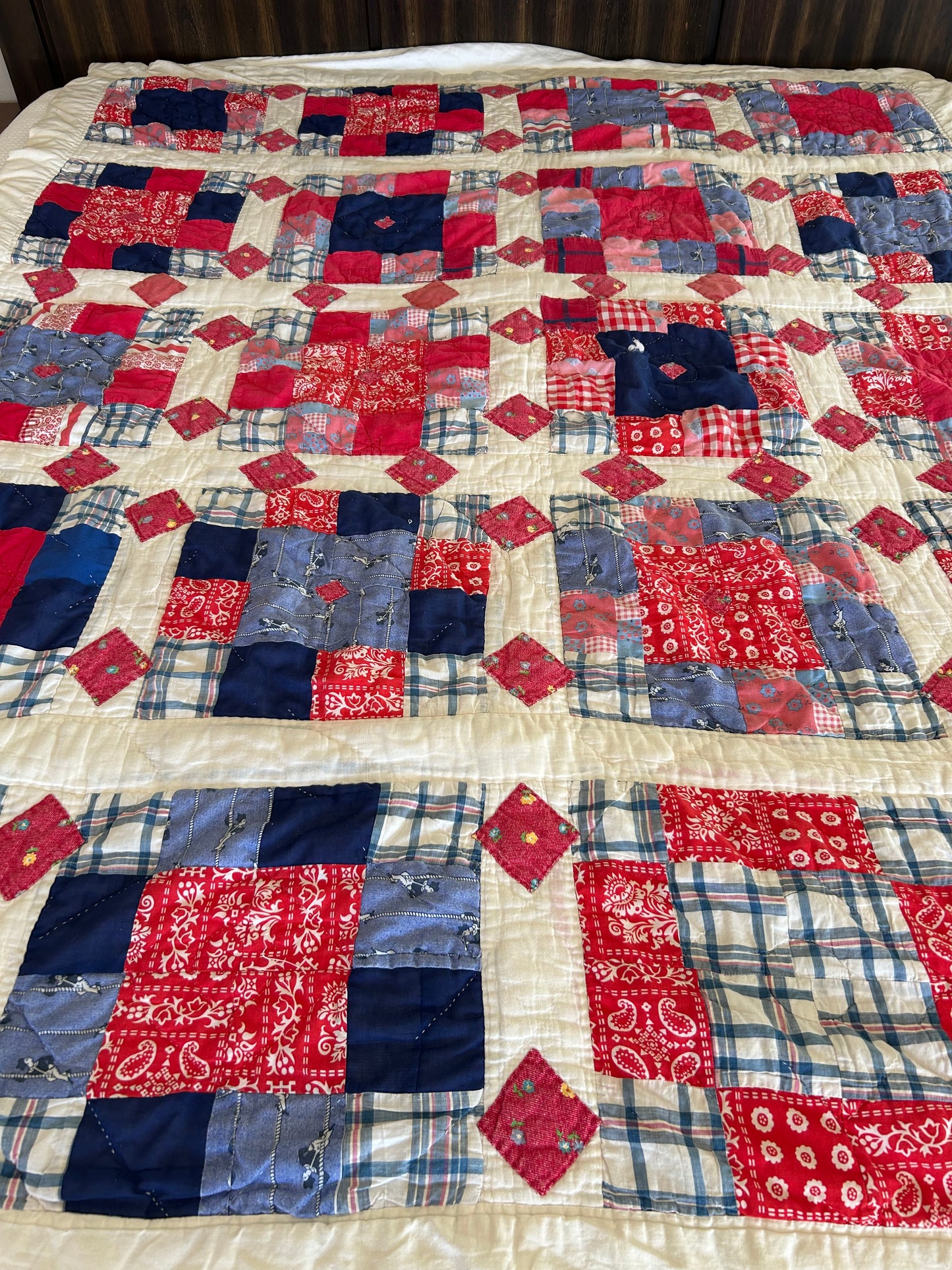 Patriotic Picnic Patchwork Quilt