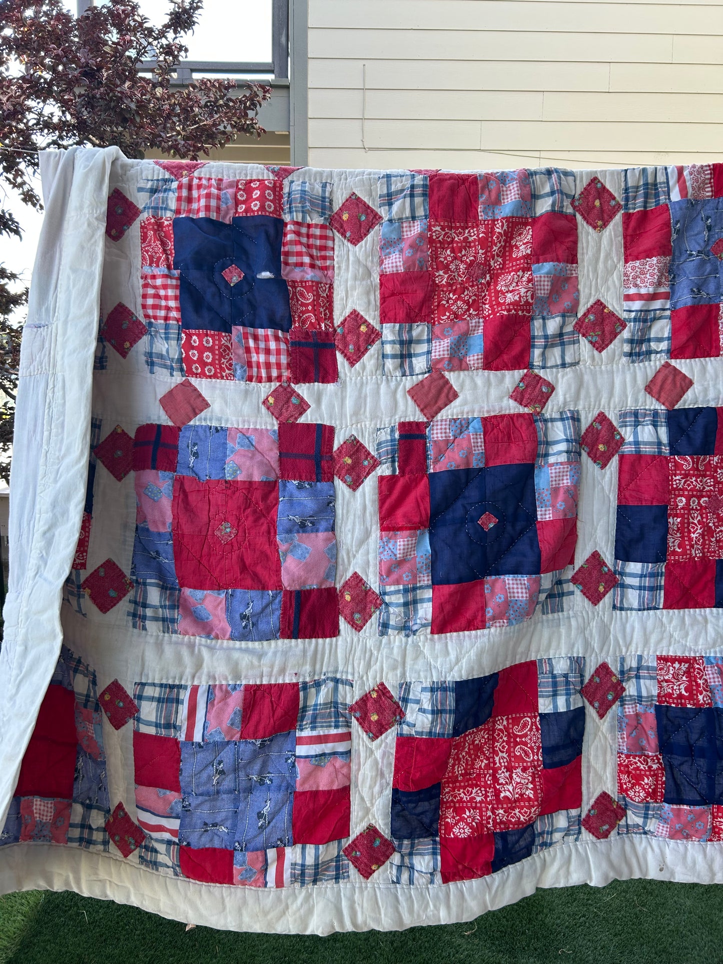 Patriotic Picnic Patchwork Quilt