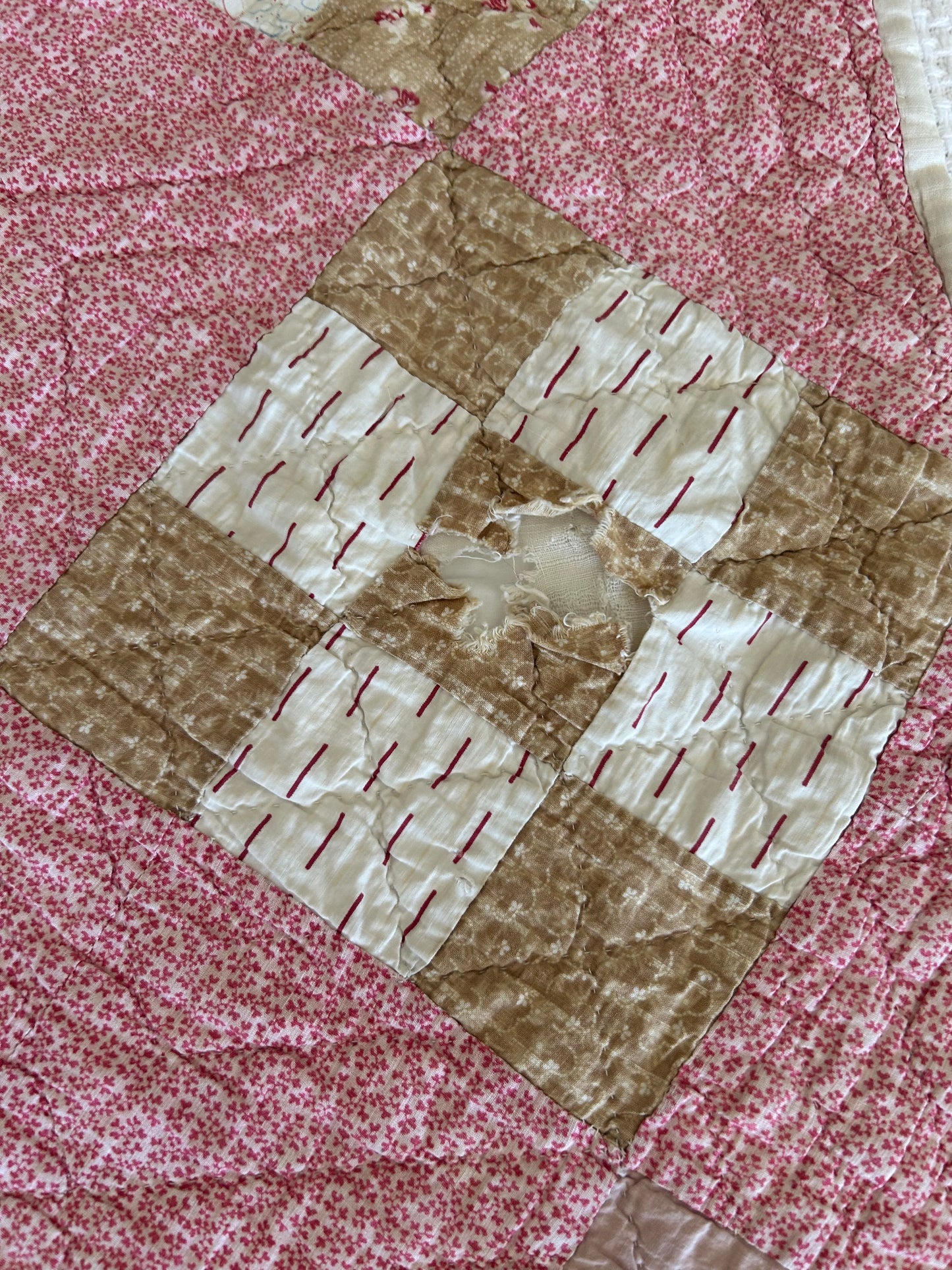 Antique 9 Patch Quilt