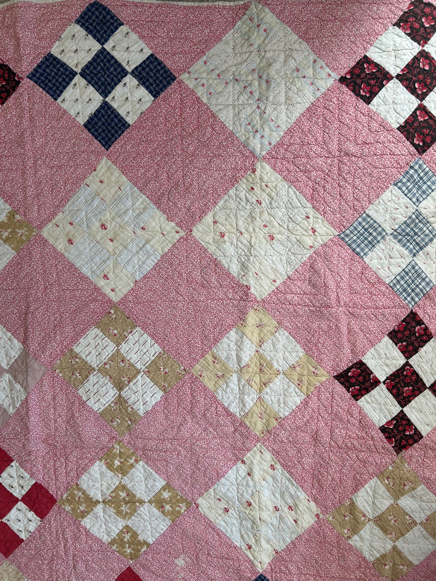Antique 9 Patch Quilt