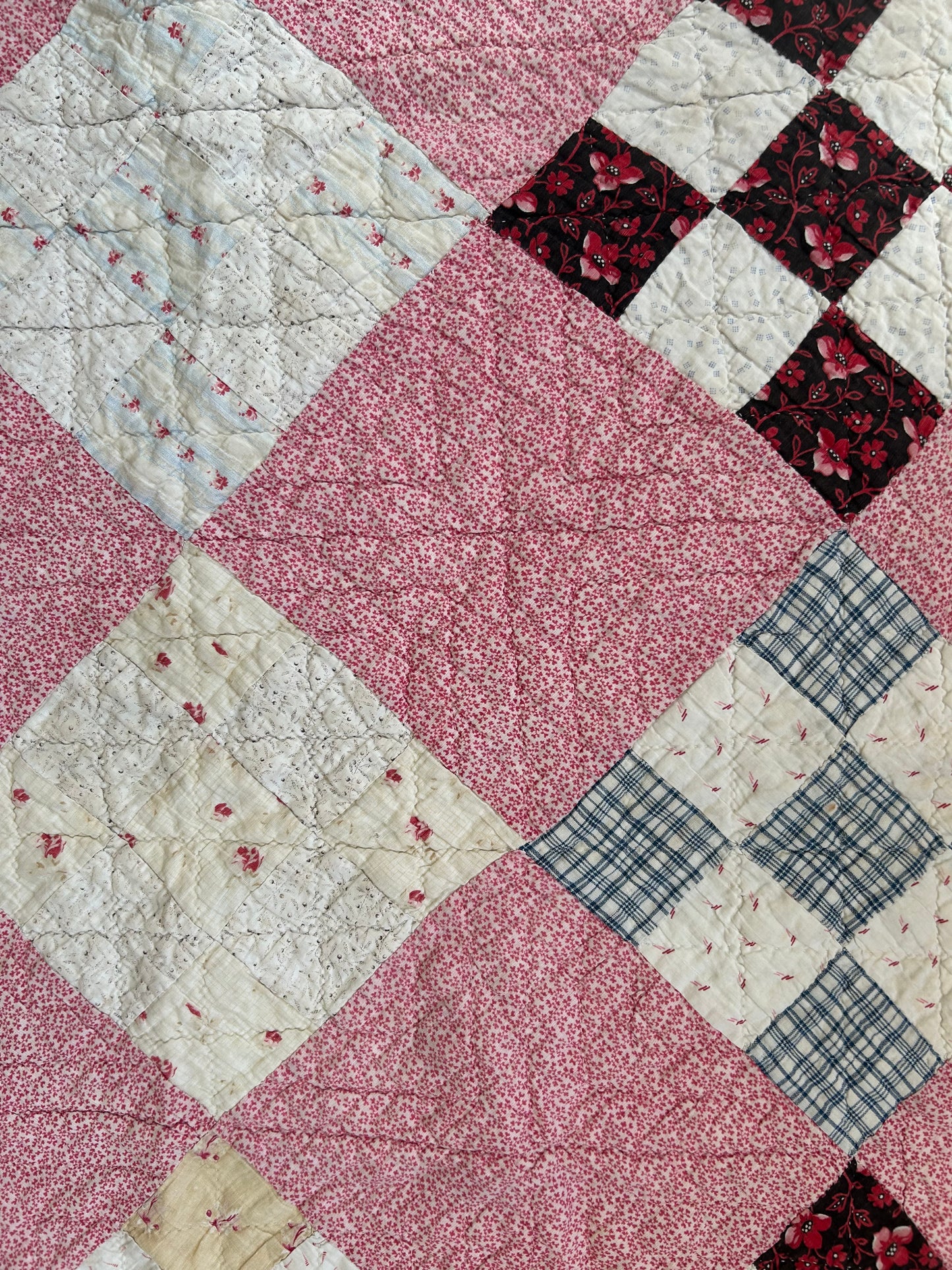 Antique 9 Patch Quilt