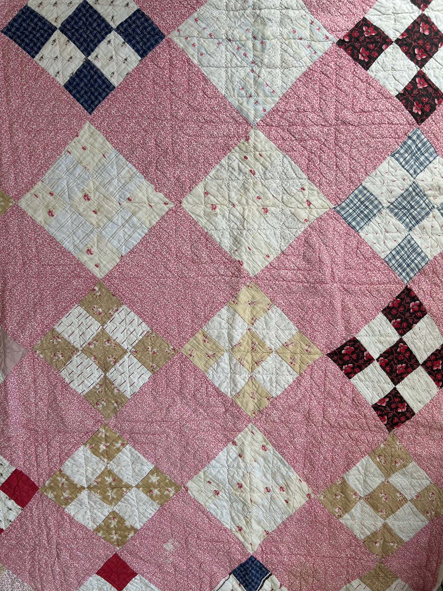 Antique 9 Patch Quilt