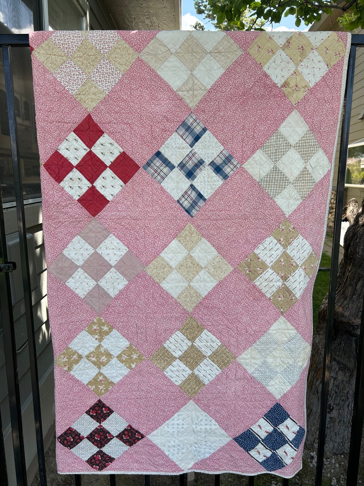 Antique 9 Patch Quilt