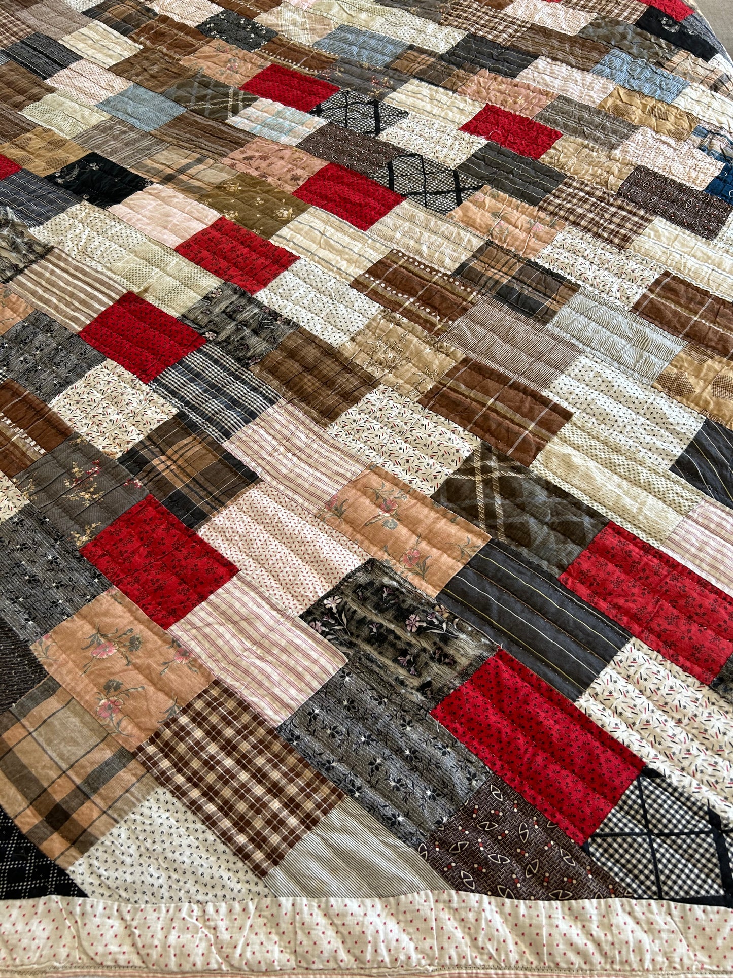 Antique Patchwork Quilt | Late 1800s