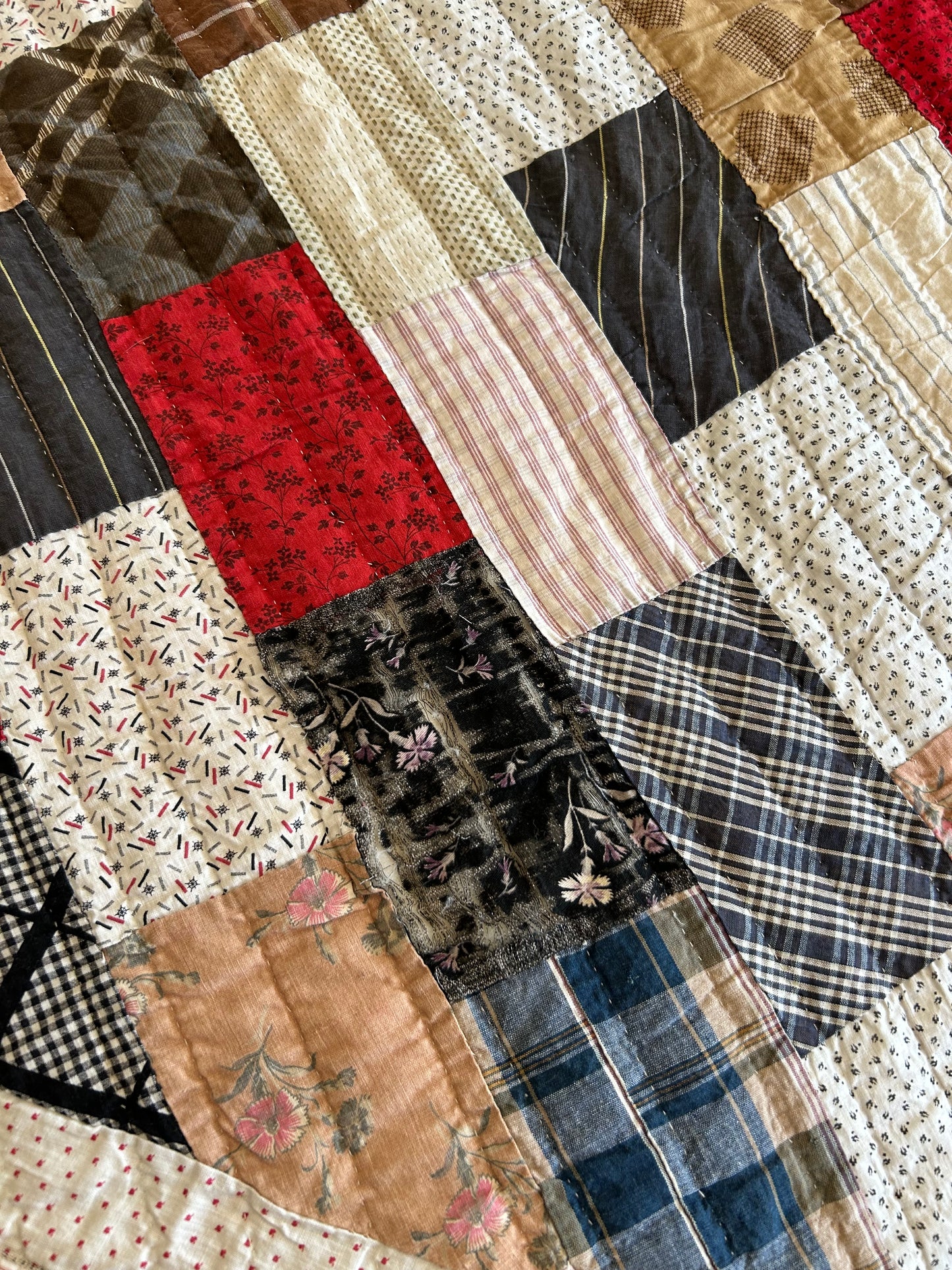 Antique Patchwork Quilt | Late 1800s