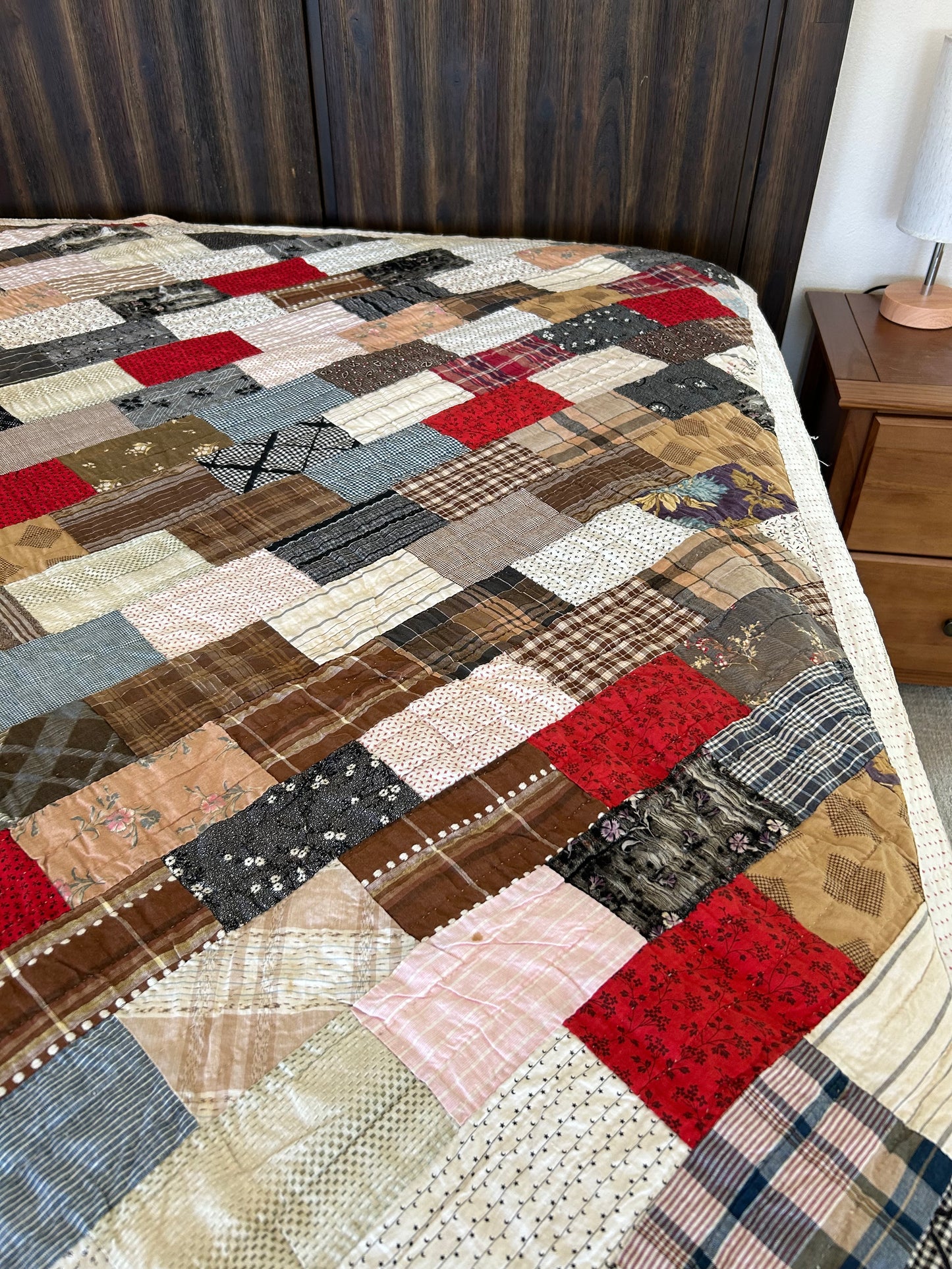 Antique Patchwork Quilt | Late 1800s