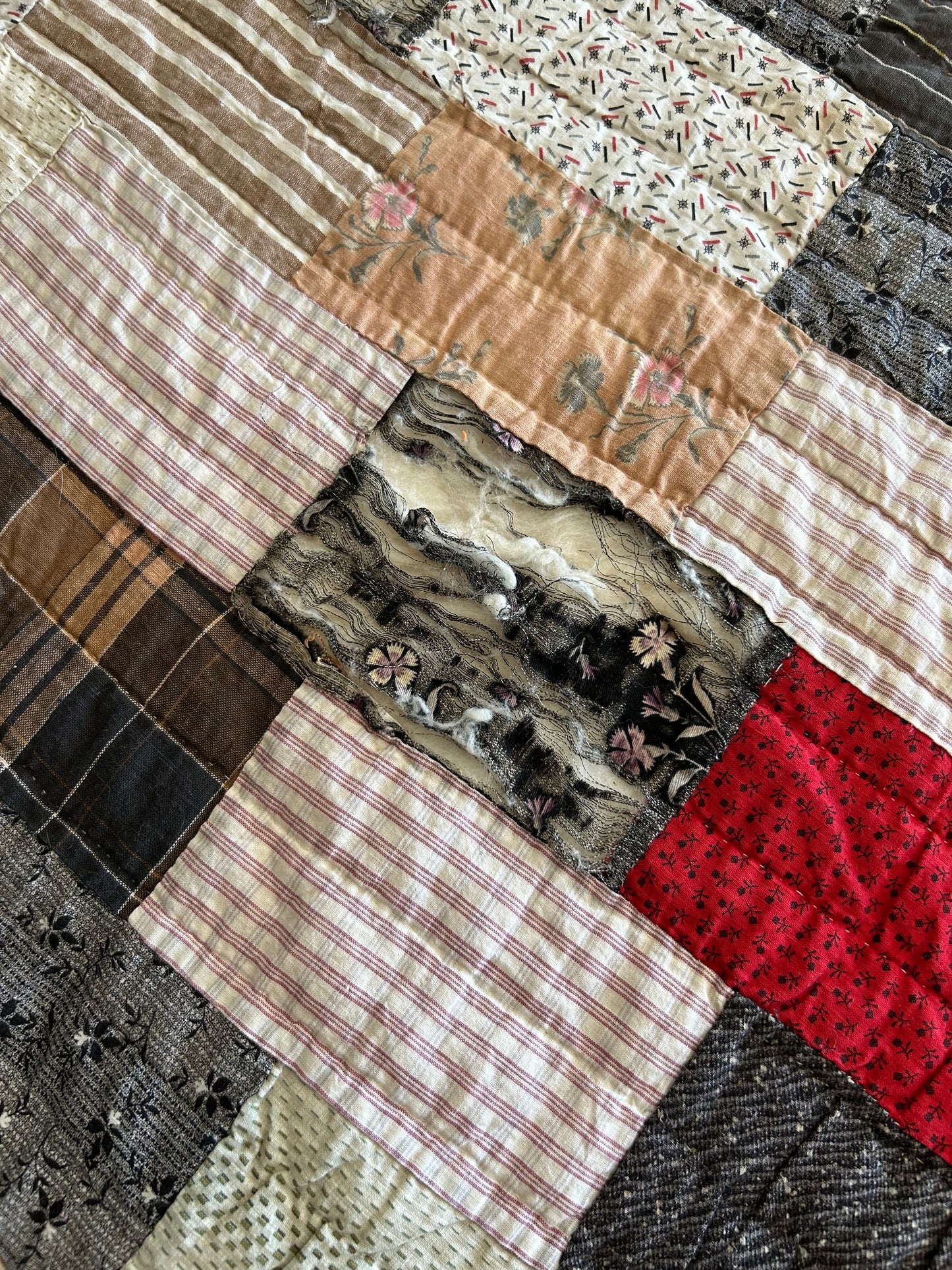 Antique Patchwork Quilt | Late 1800s