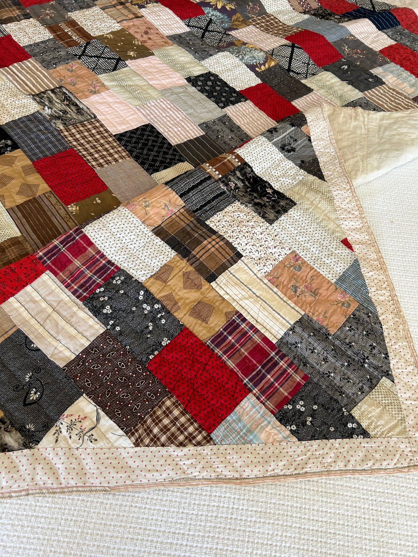 Antique Patchwork Quilt | Late 1800s