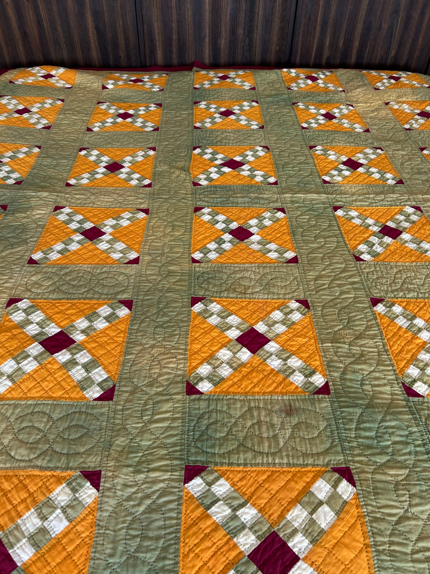 Antique Cross Quilt | Early 1900s