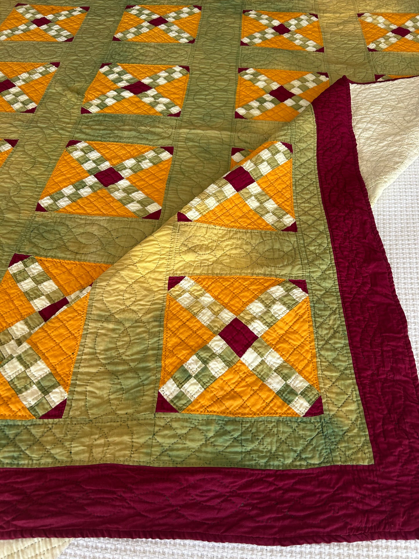Antique Cross Quilt | Early 1900s