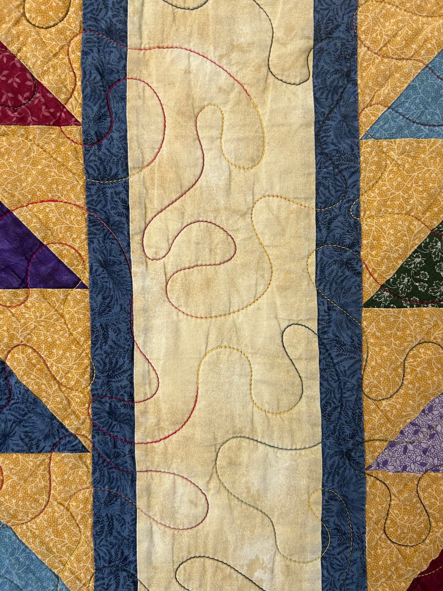 Vintage Flying Geese Quilt | 1990s
