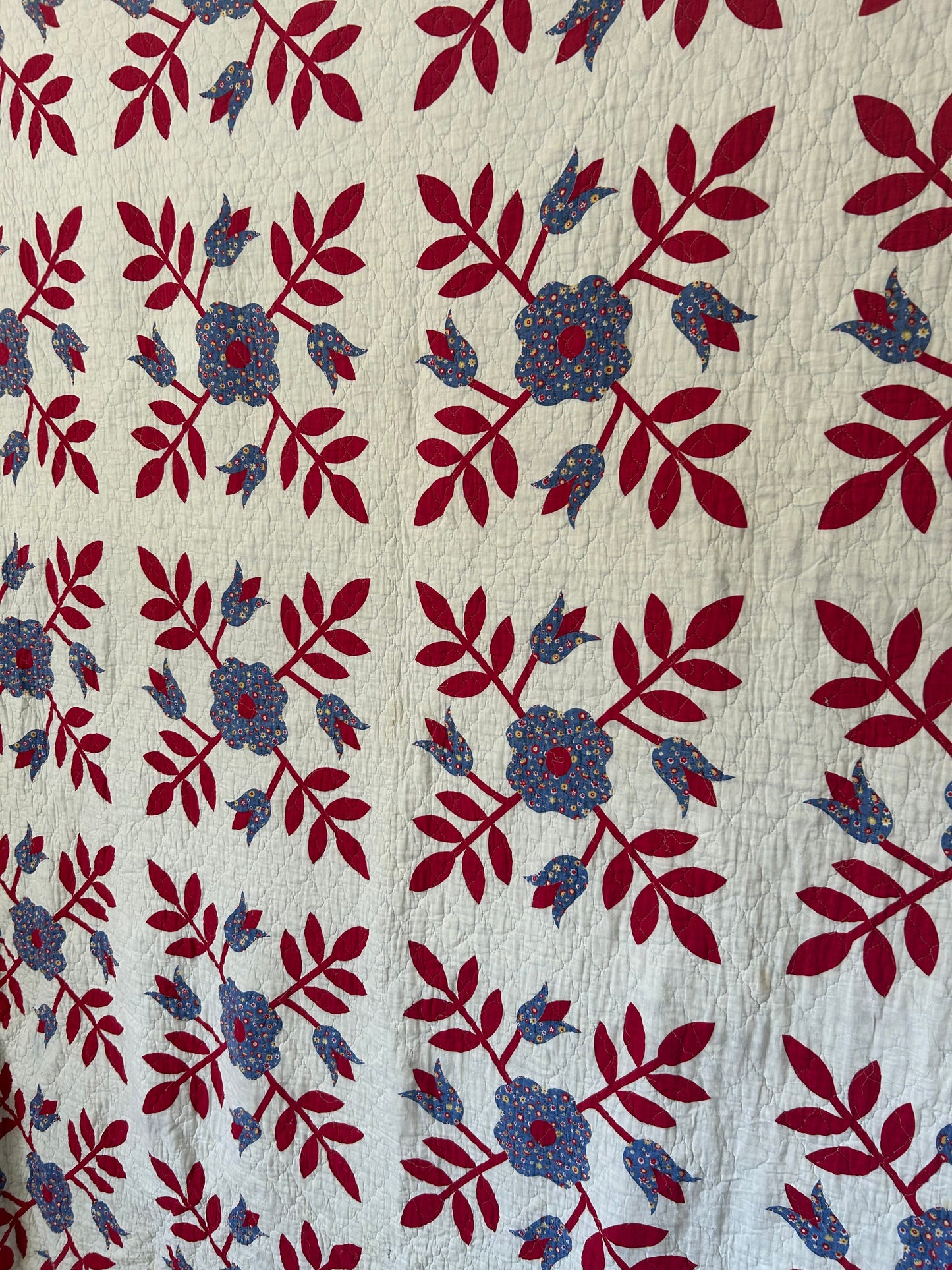 Darling Whig Rose Quilt | 1970s