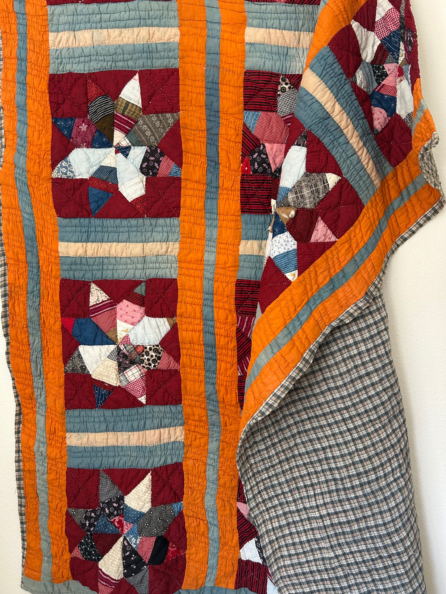 Antique Lemoyne Star Quilt | Early 1900s