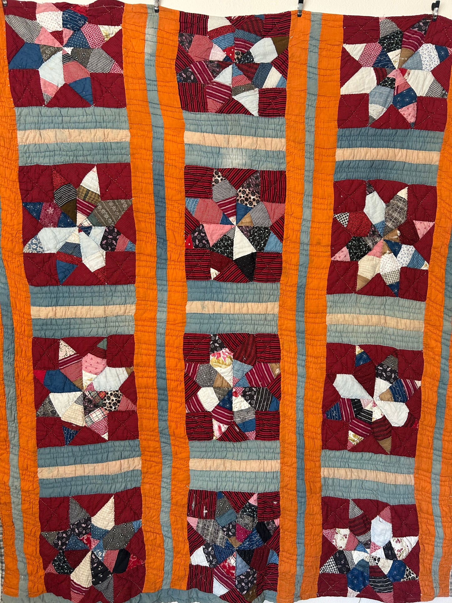 Antique Lemoyne Star Quilt | Early 1900s