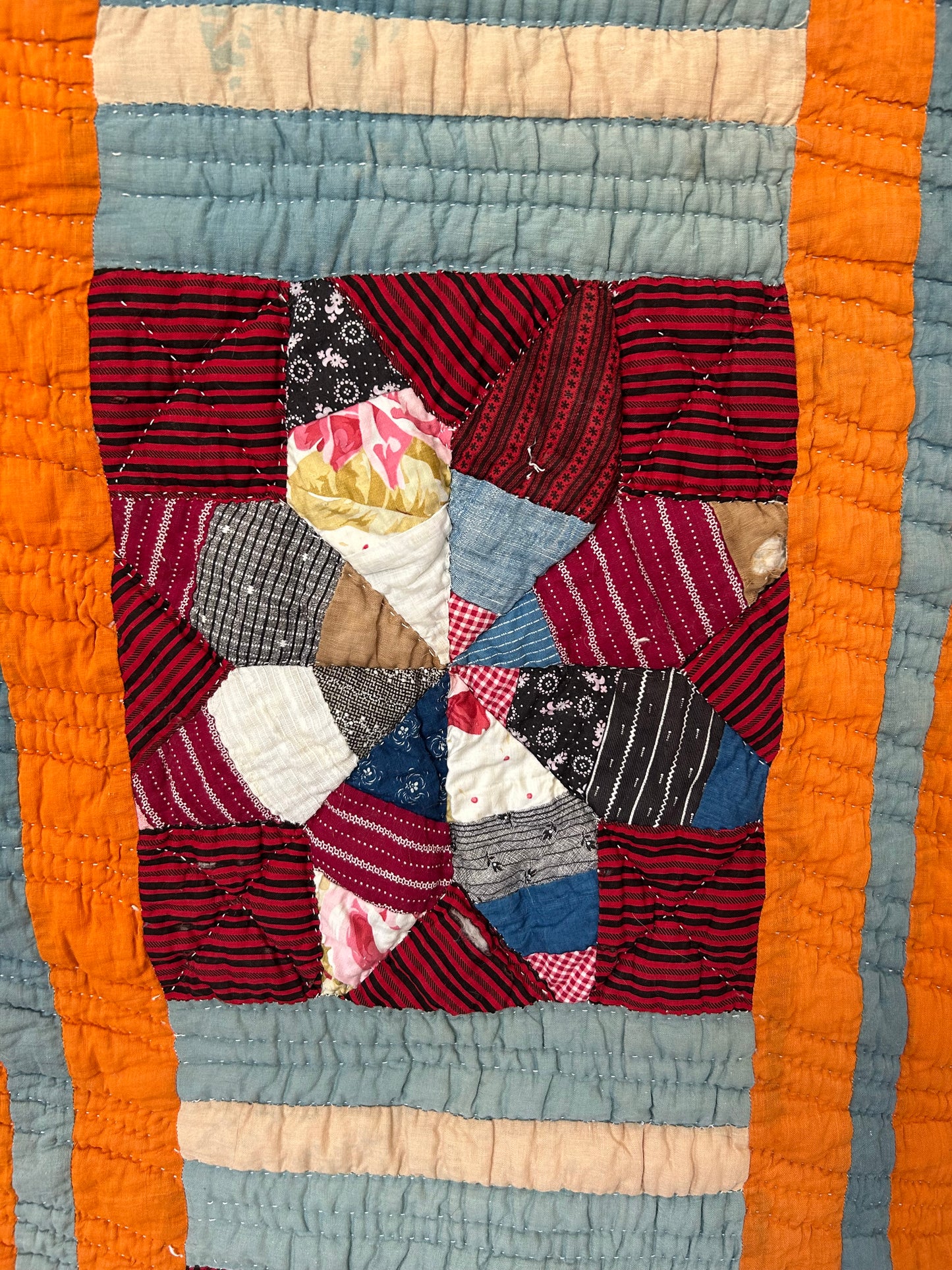 Antique Lemoyne Star Quilt | Early 1900s