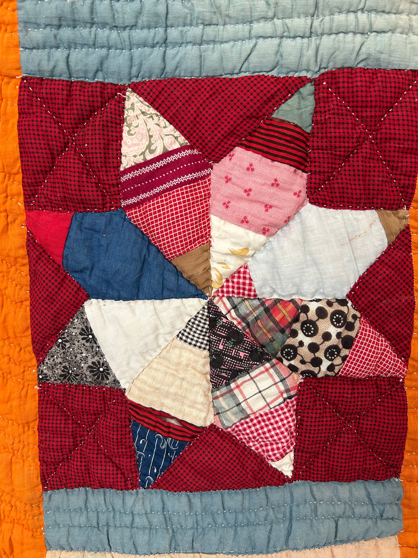Antique Lemoyne Star Quilt | Early 1900s
