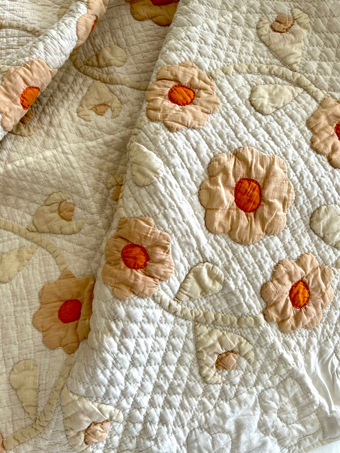 Appliqué Floral Quilt | Early 1900s