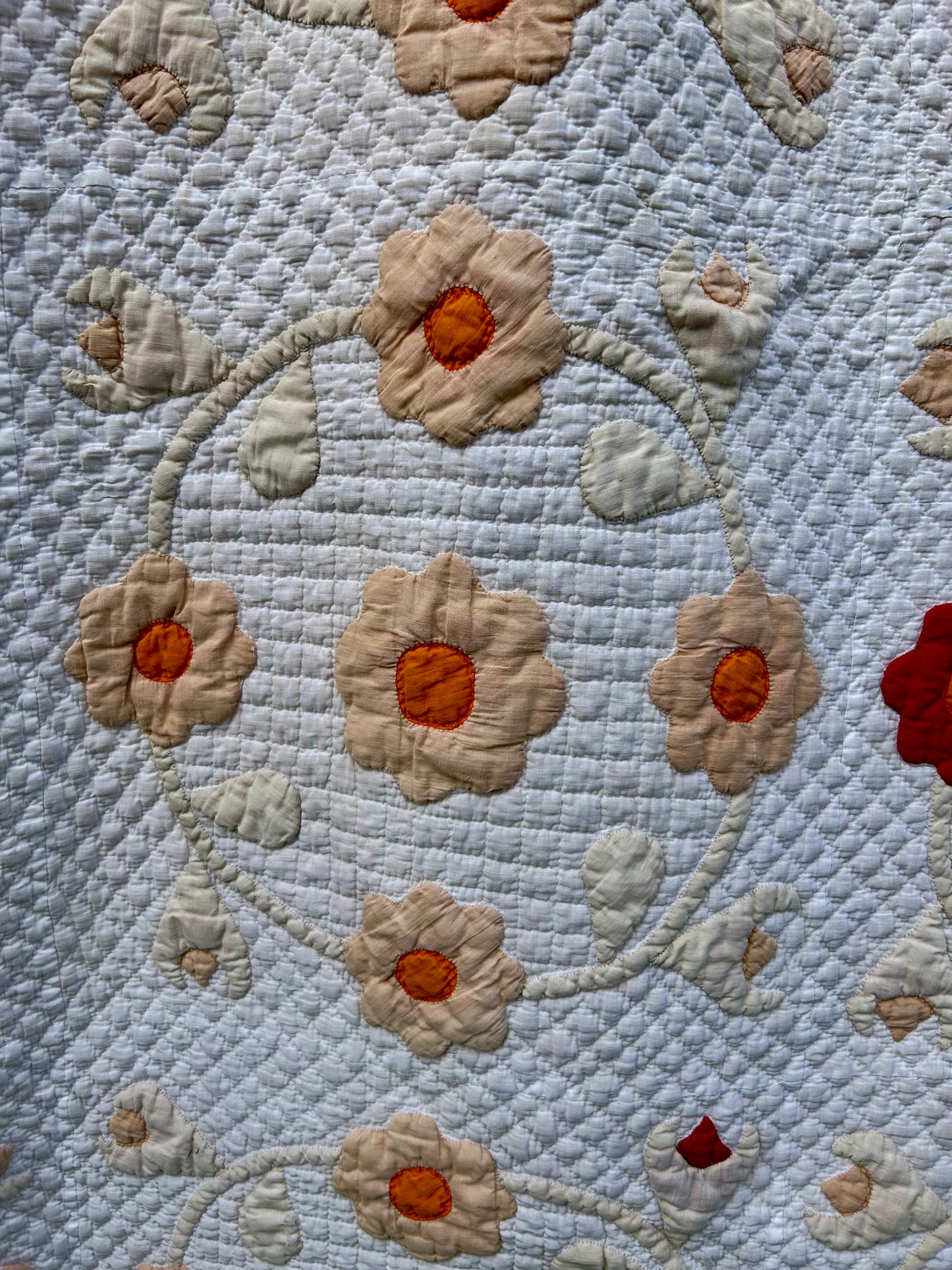 Appliqué Floral Quilt | Early 1900s