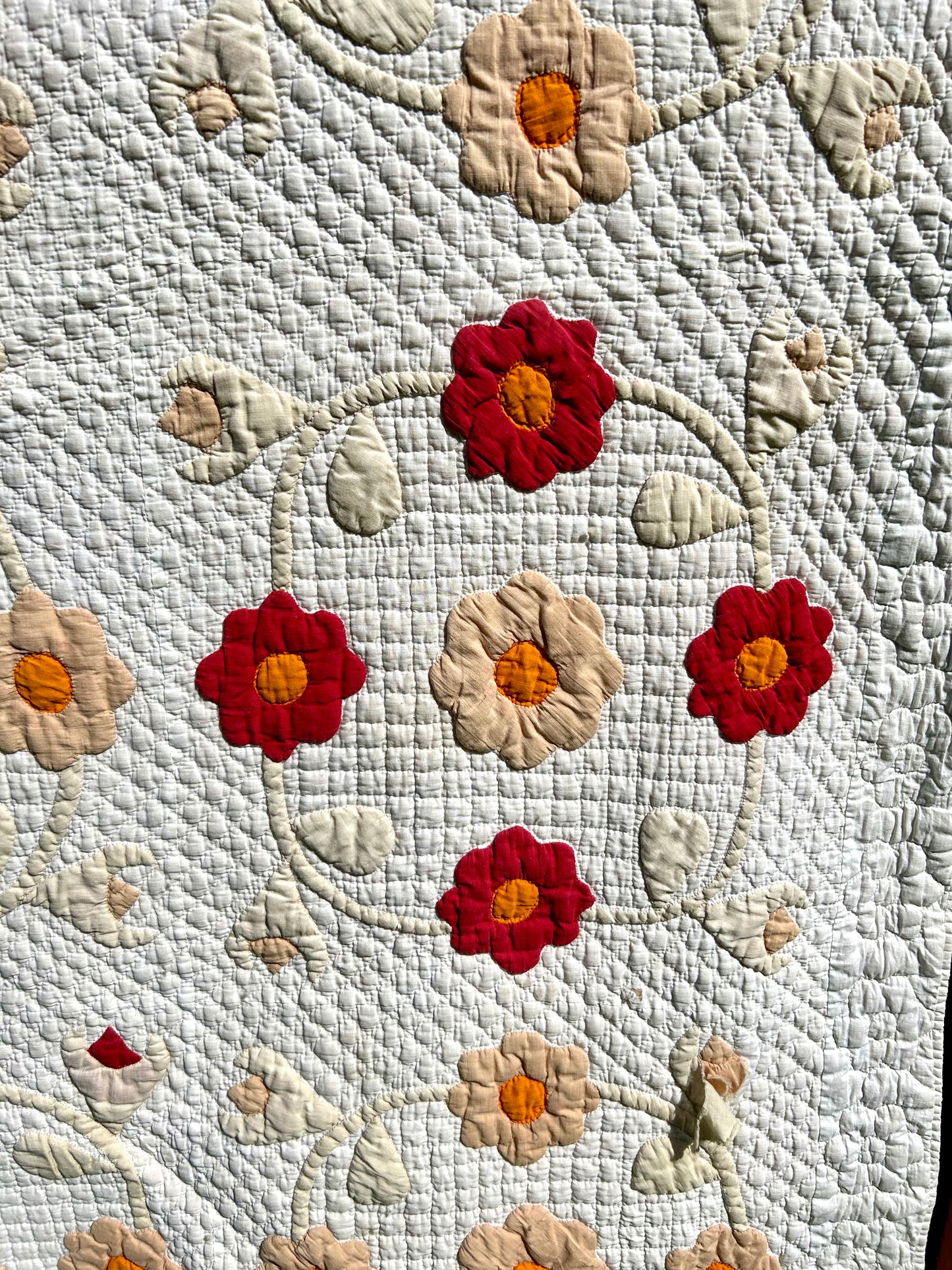 Appliqué Floral Quilt | Early 1900s
