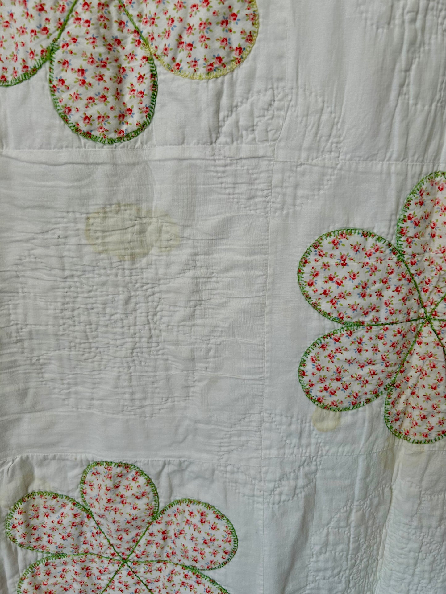 Twin Floral Quilt Set | 1990s