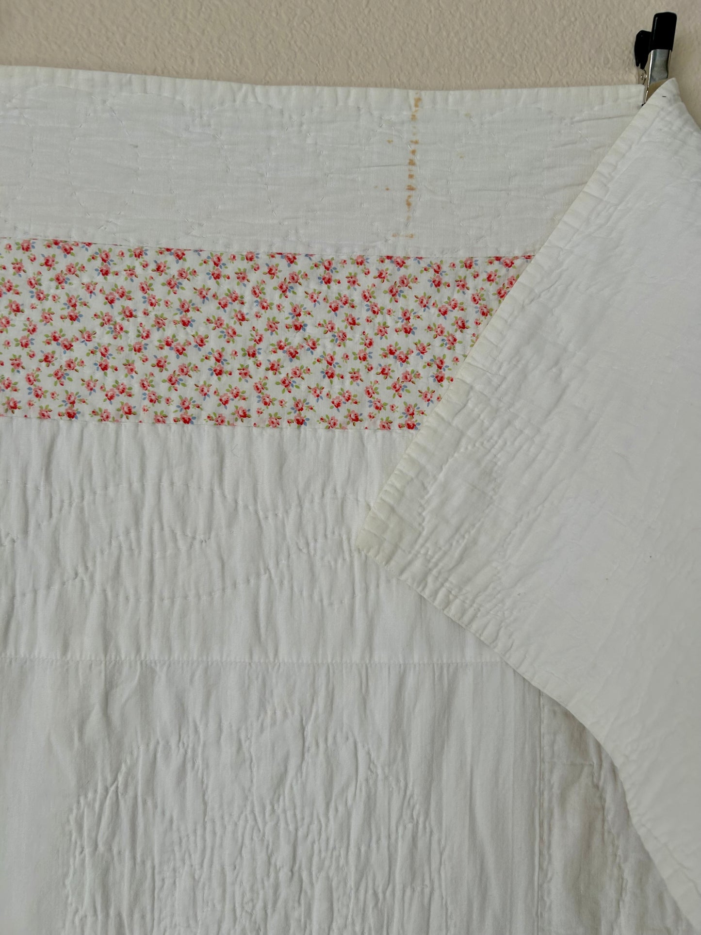 Twin Floral Quilt Set | 1990s