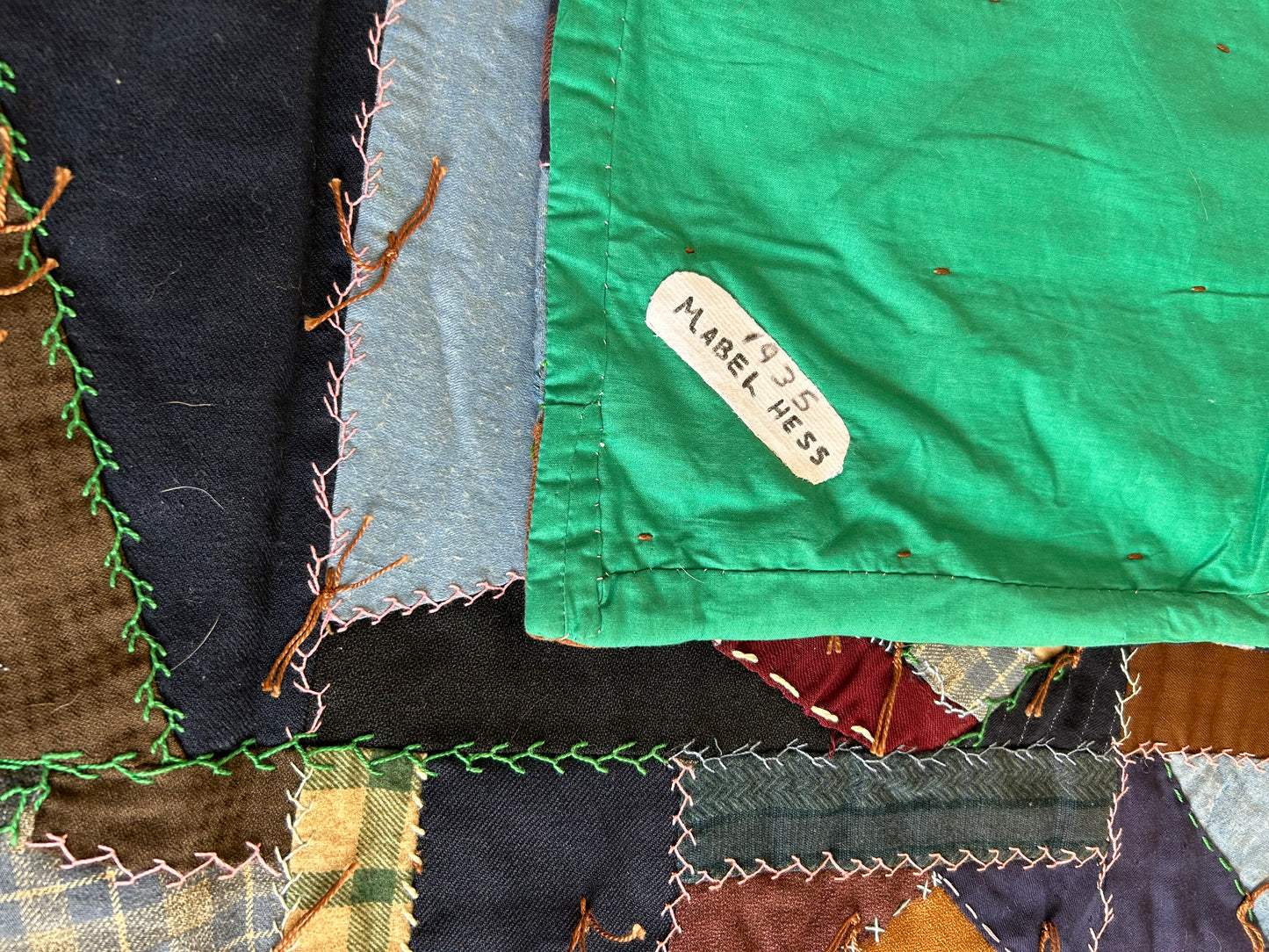 Vintage Crazy Quilt | 1935