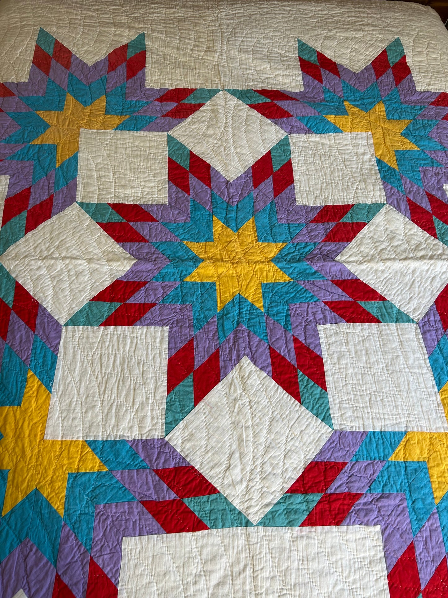 Native Broken Star Quilt | 1950s