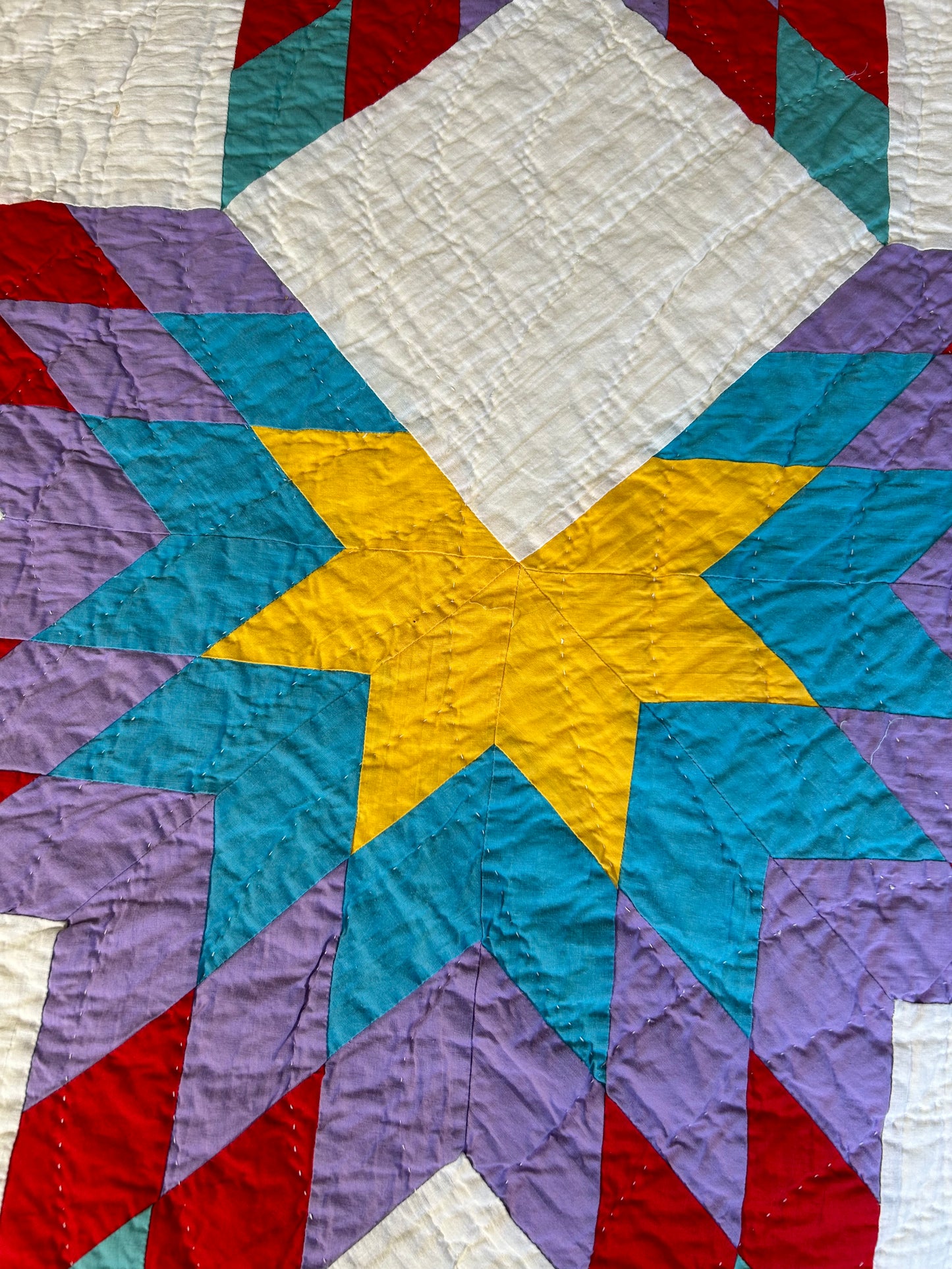 Native Broken Star Quilt | 1950s