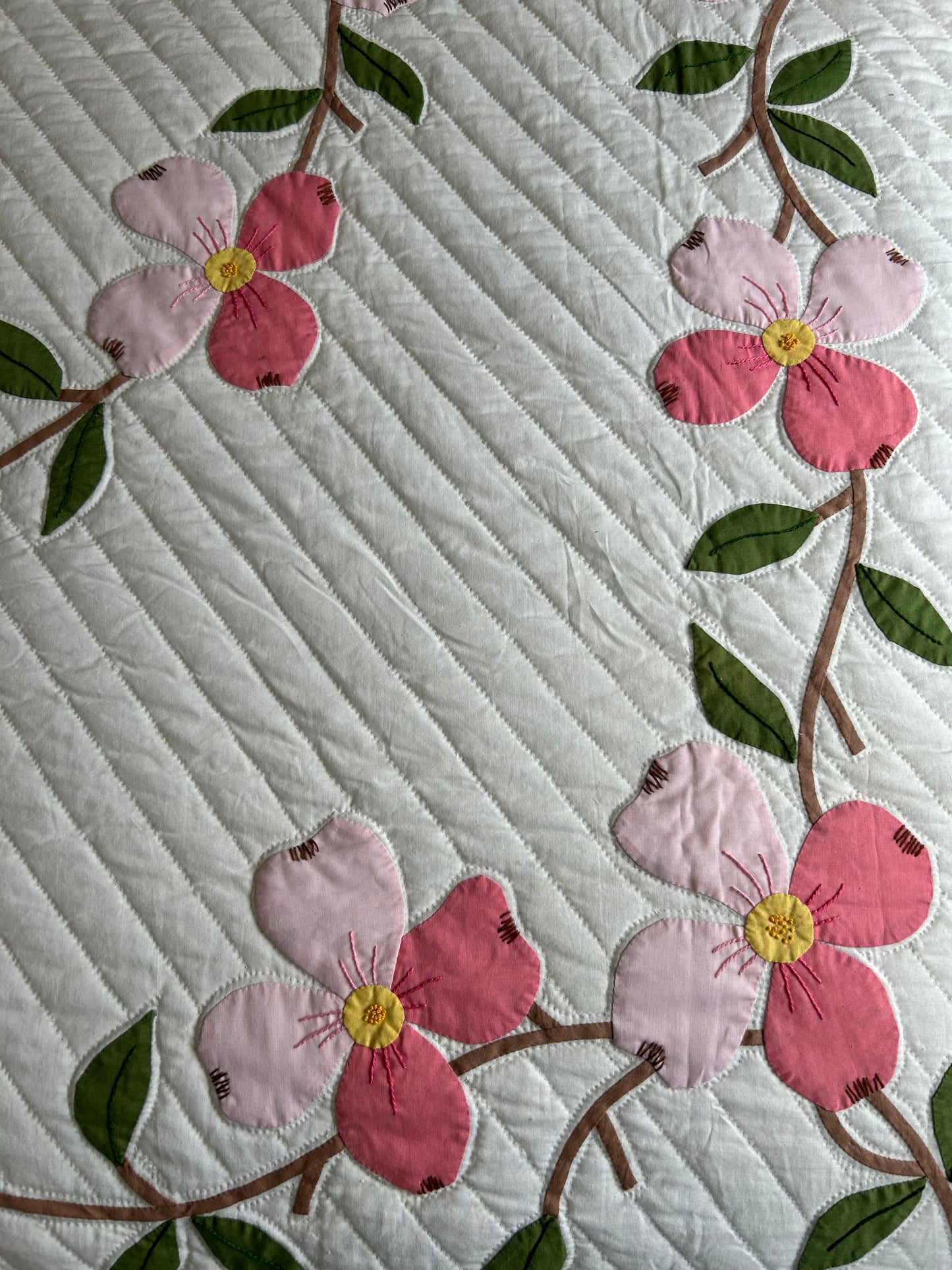 Dogwood Applique Quilt | 1930s