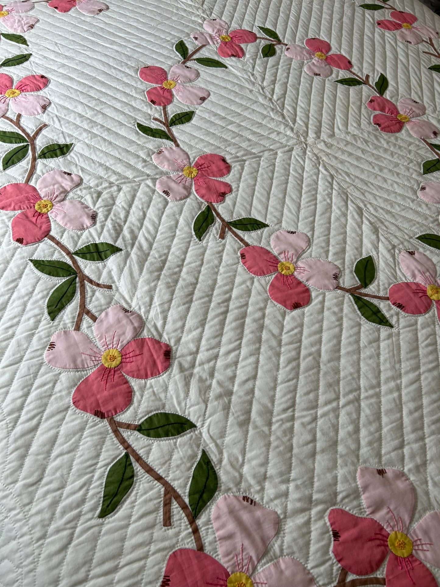 Dogwood Applique Quilt | 1930s
