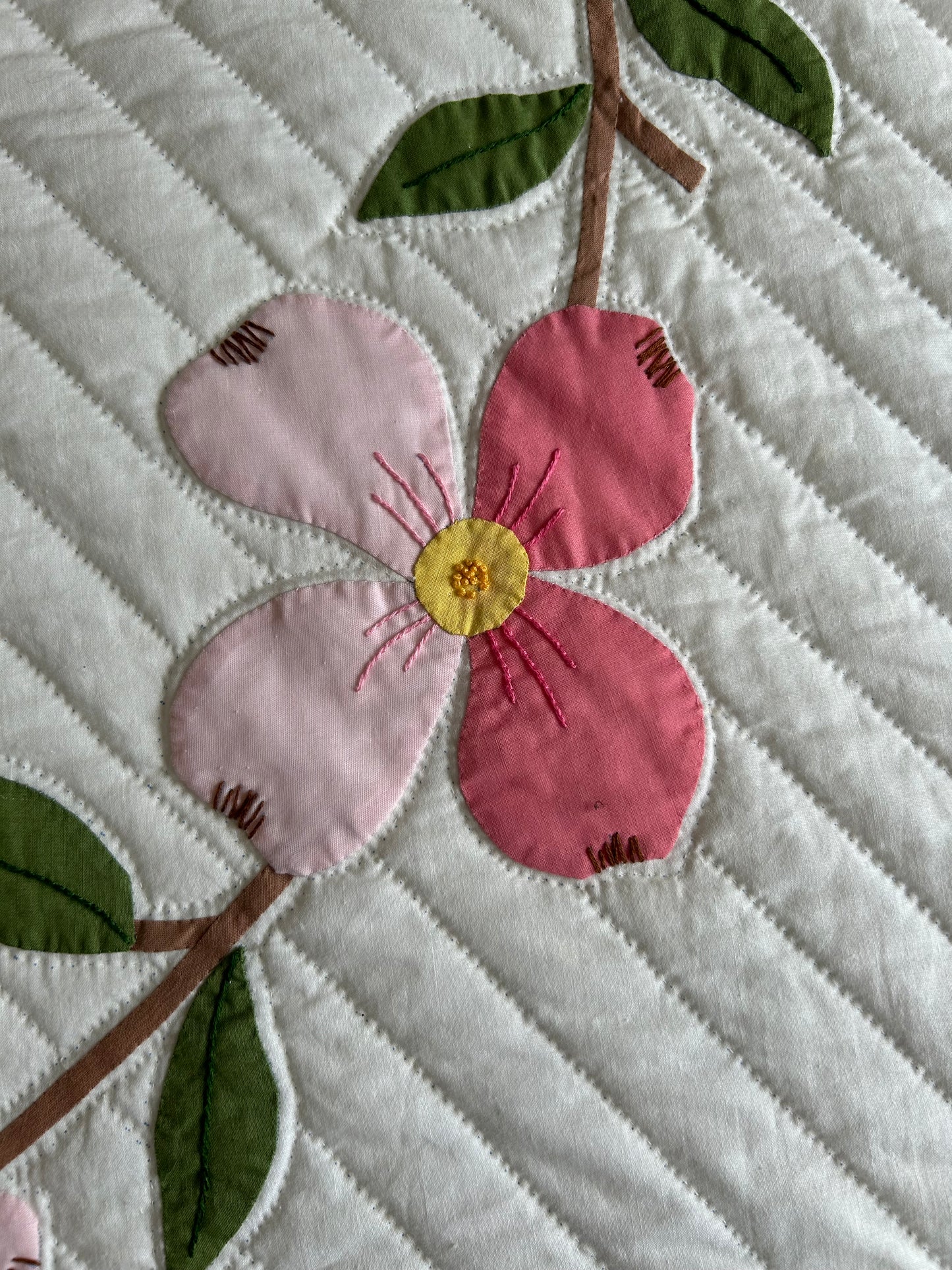 Dogwood Applique Quilt | 1930s