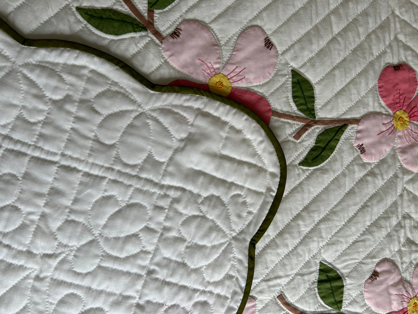Dogwood Applique Quilt | 1930s