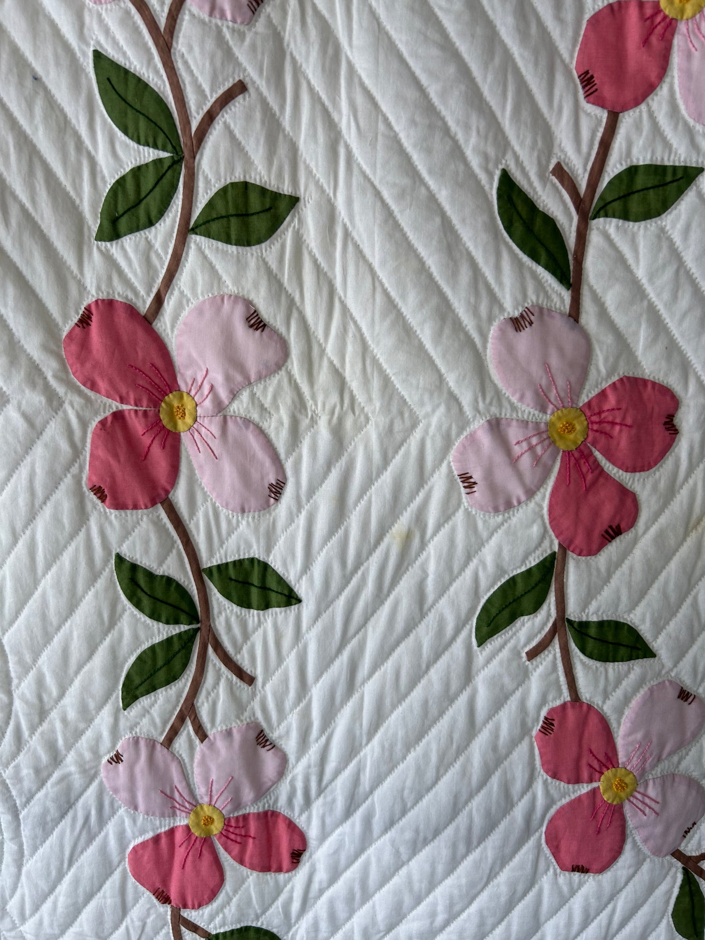 Dogwood Applique Quilt | 1930s