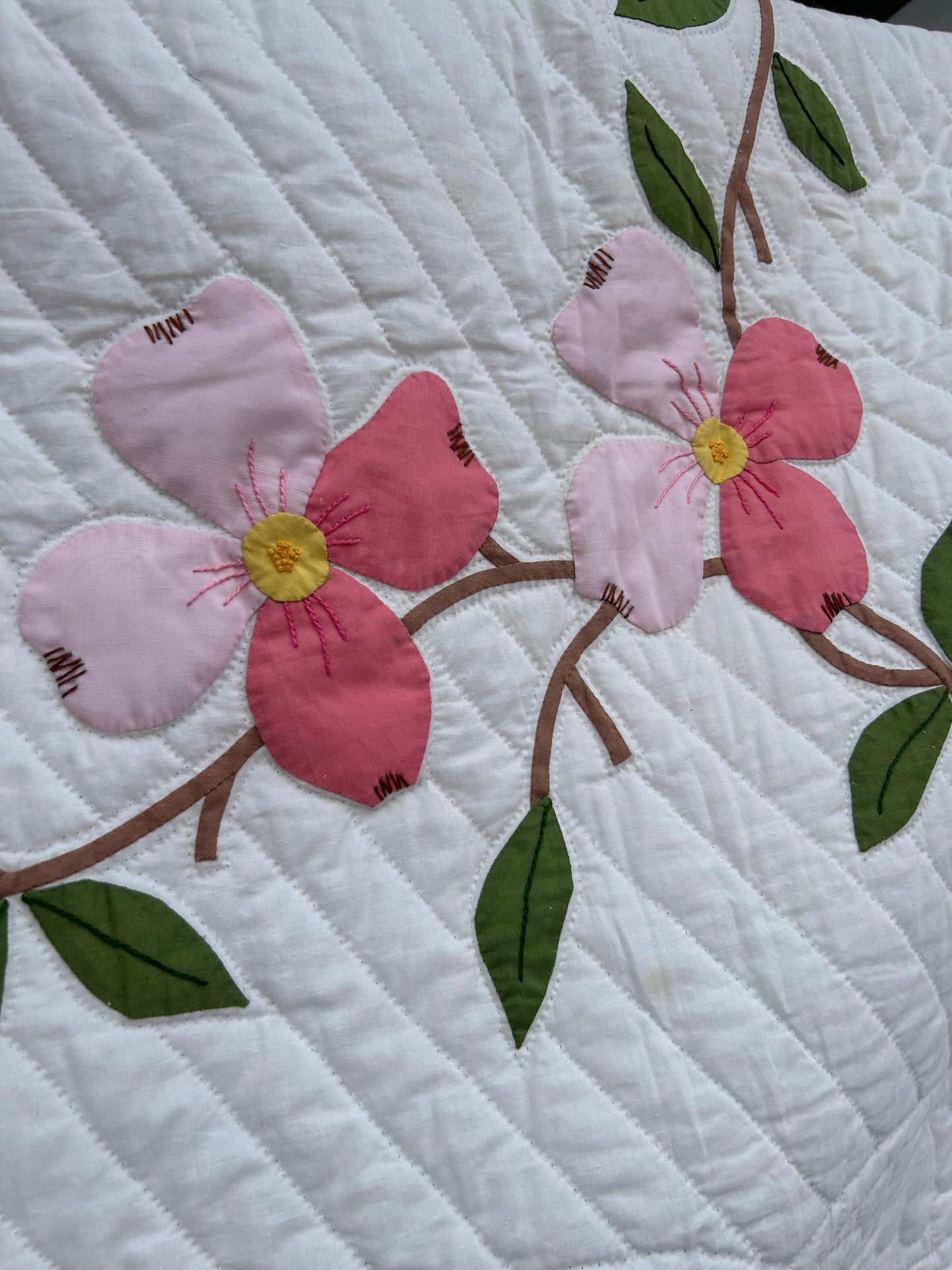 Dogwood Applique Quilt | 1930s