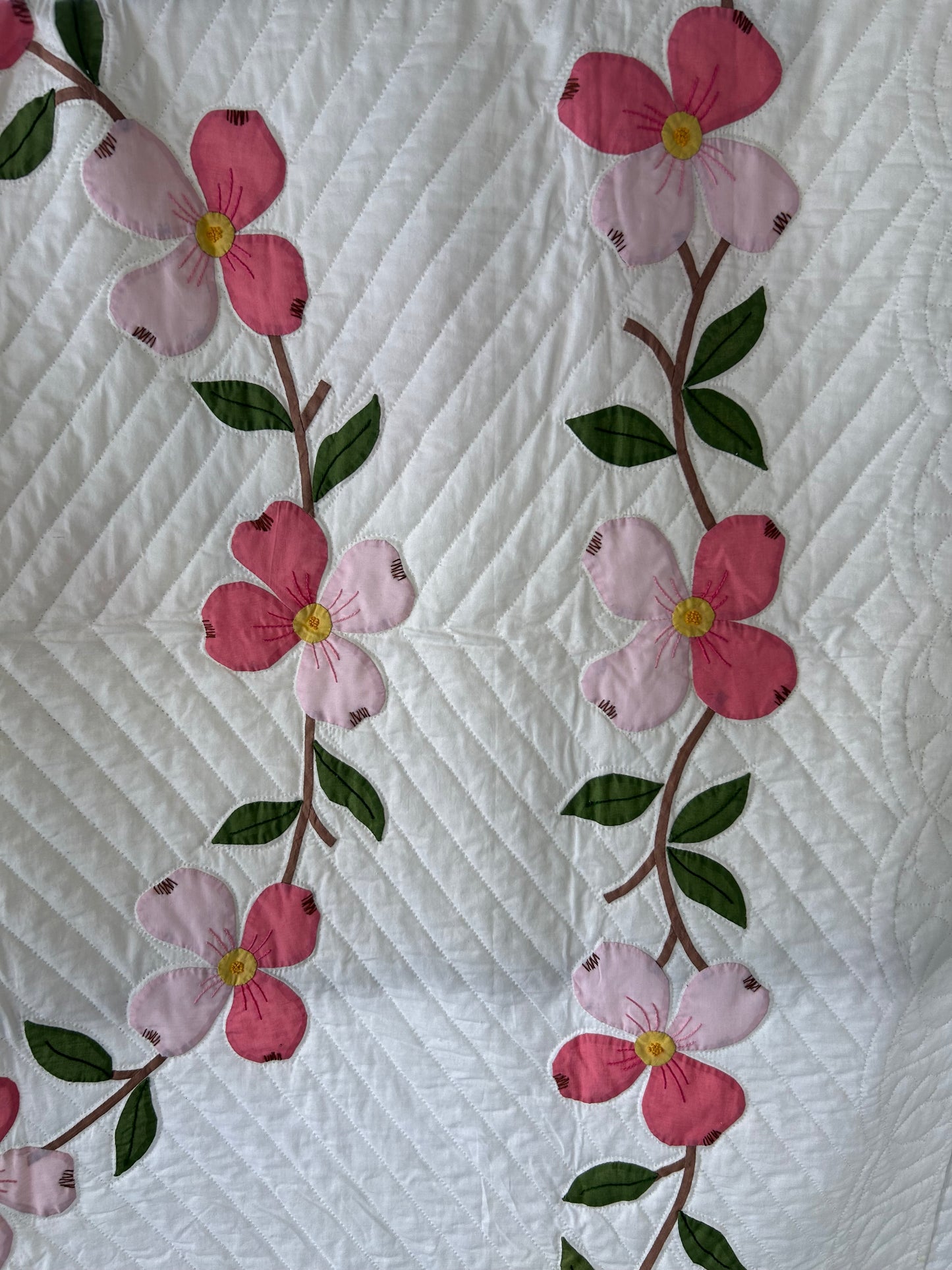 Dogwood Applique Quilt | 1930s