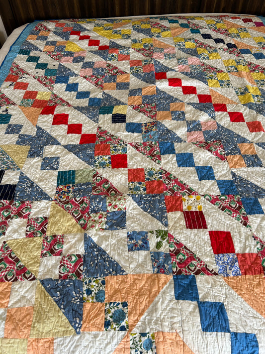 Vintage Jacob’s Ladder Variation Quilt