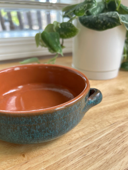 Vintage Spanish Terra Cotta Bowl