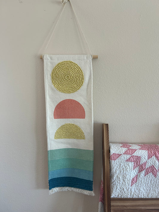 Sun + Sea Fabric Wall Hanging