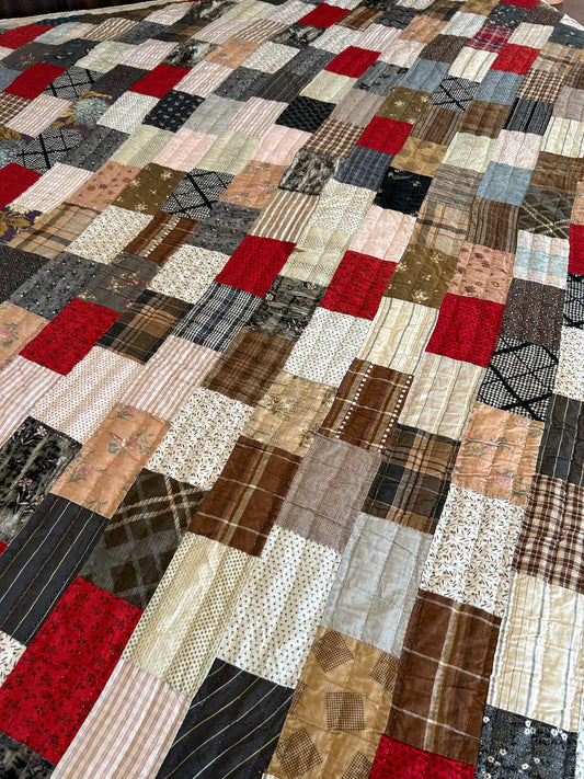Antique Patchwork Quilt | Late 1800s
