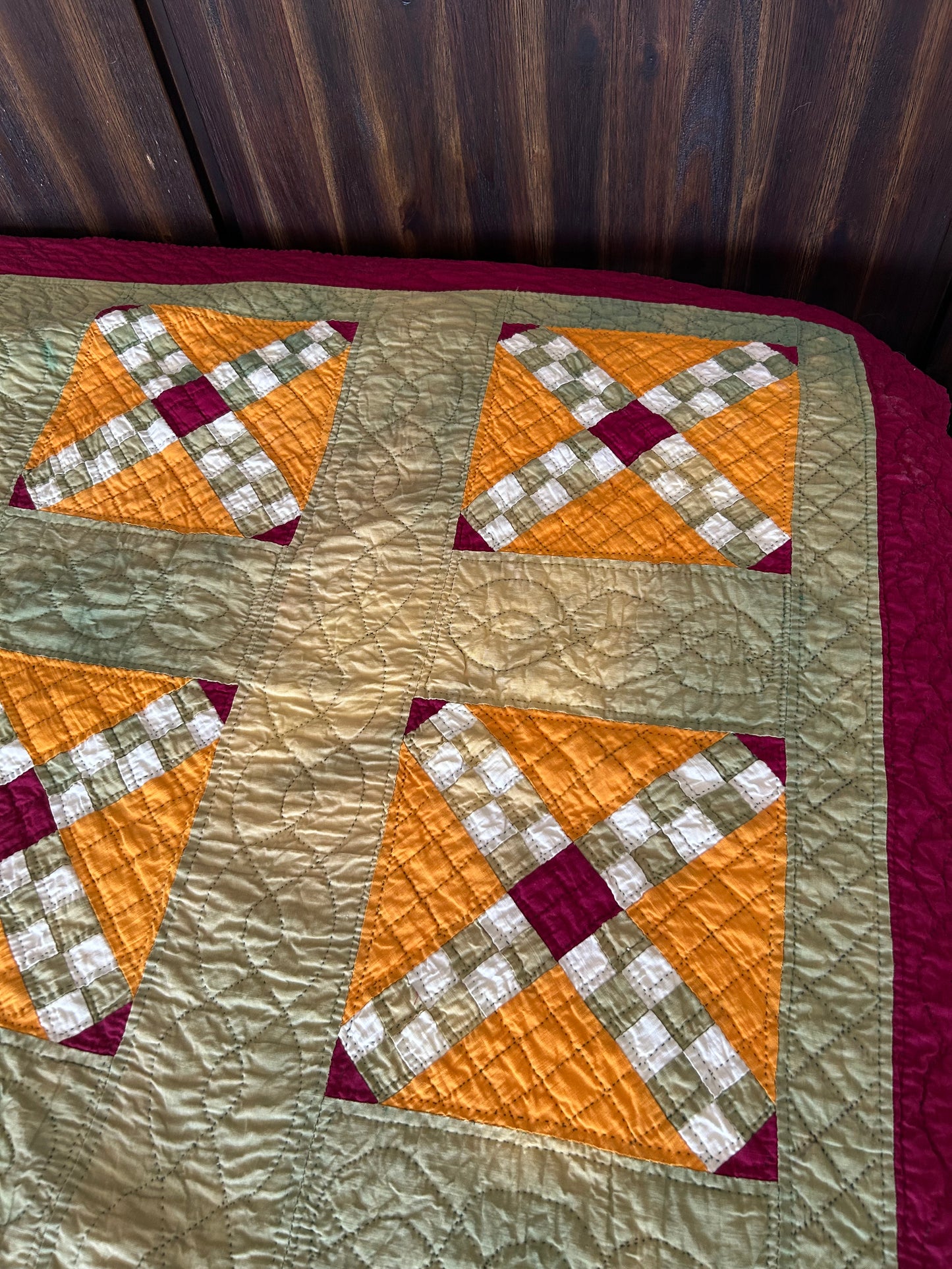 Antique Cross Quilt | Early 1900s