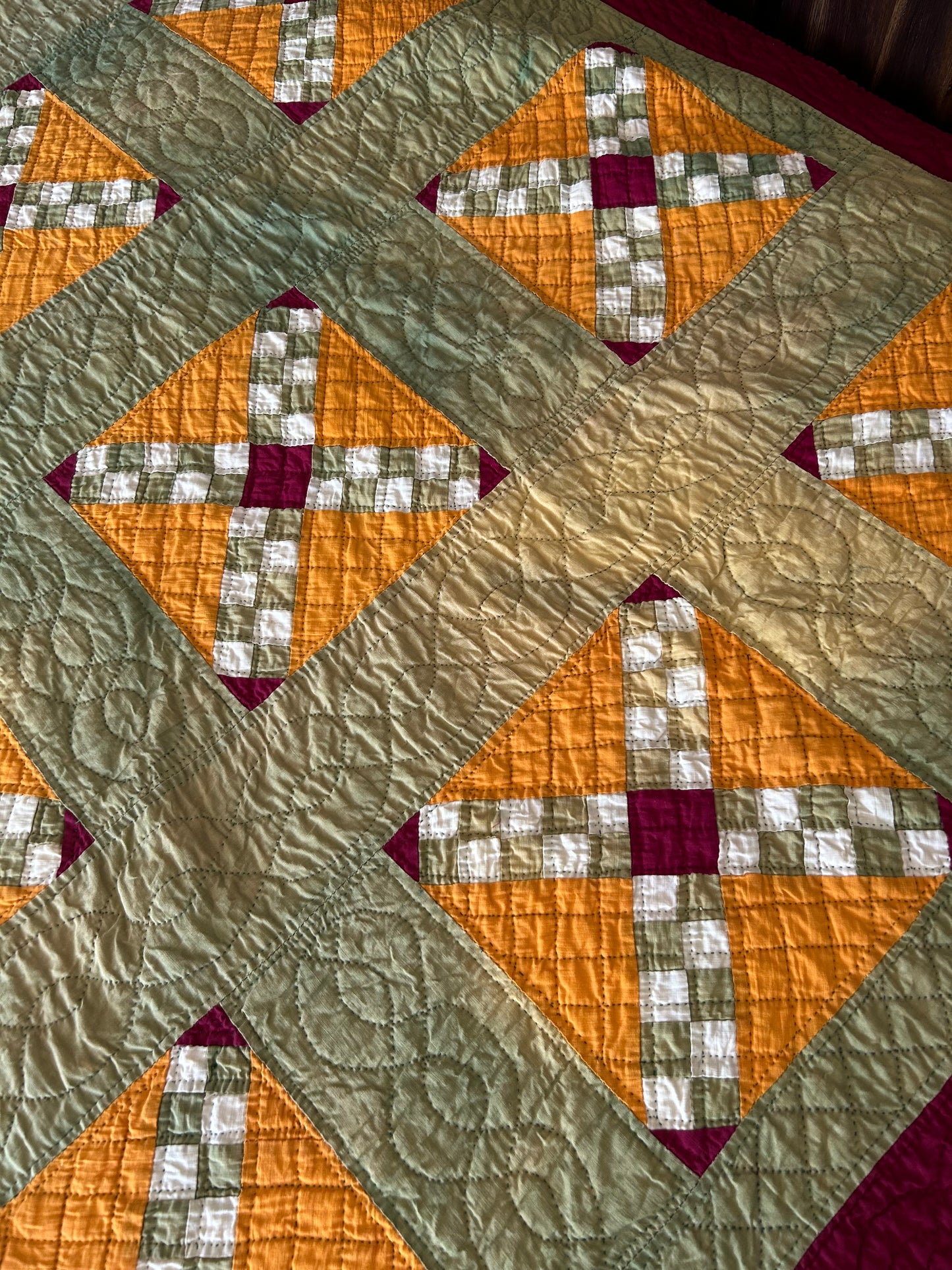 Antique Cross Quilt | Early 1900s