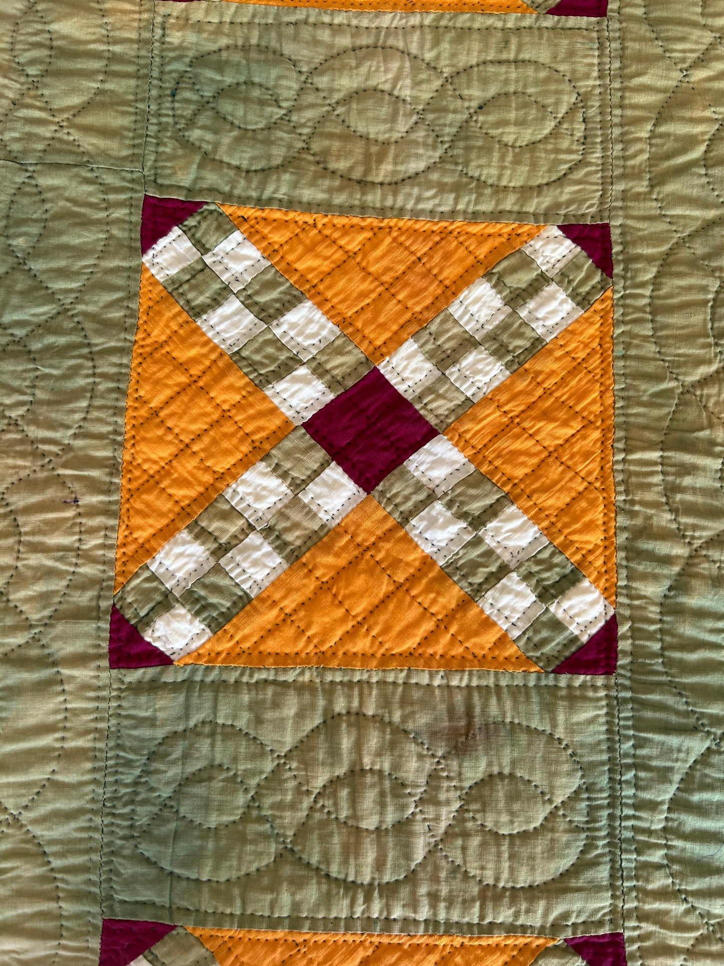 Antique Cross Quilt | Early 1900s