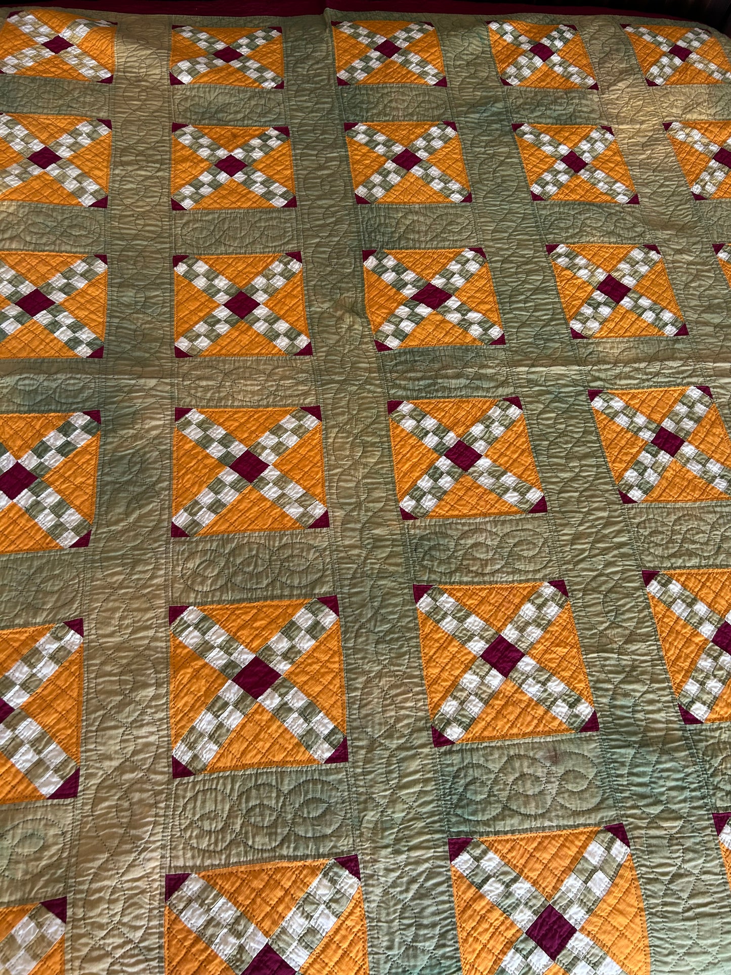 Antique Cross Quilt | Early 1900s