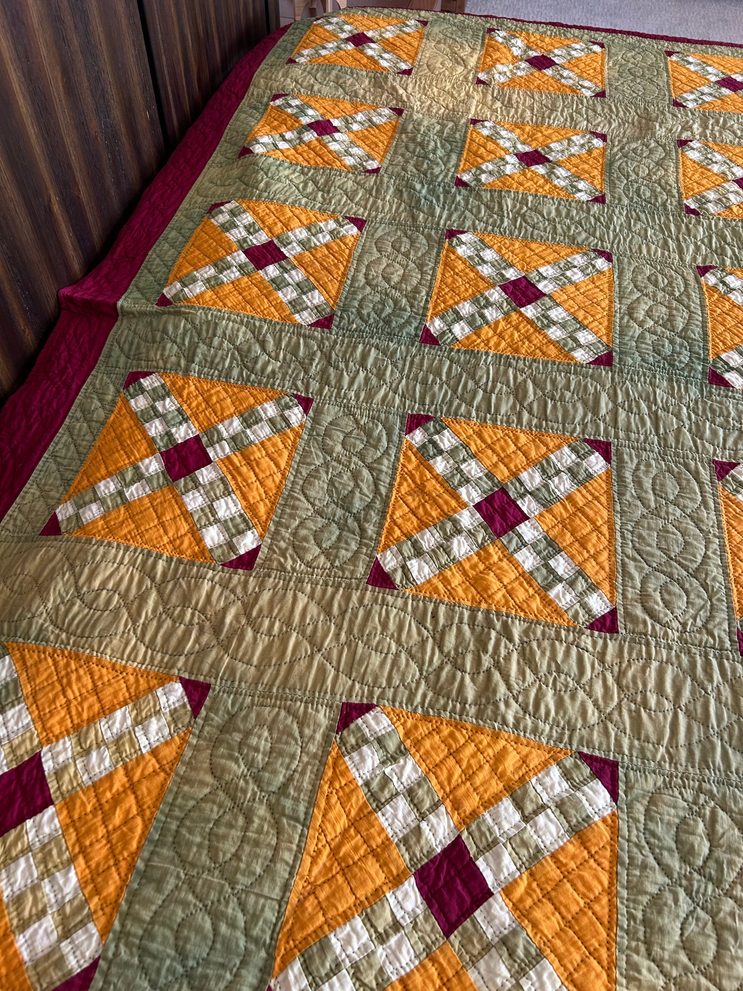 Antique Cross Quilt | Early 1900s