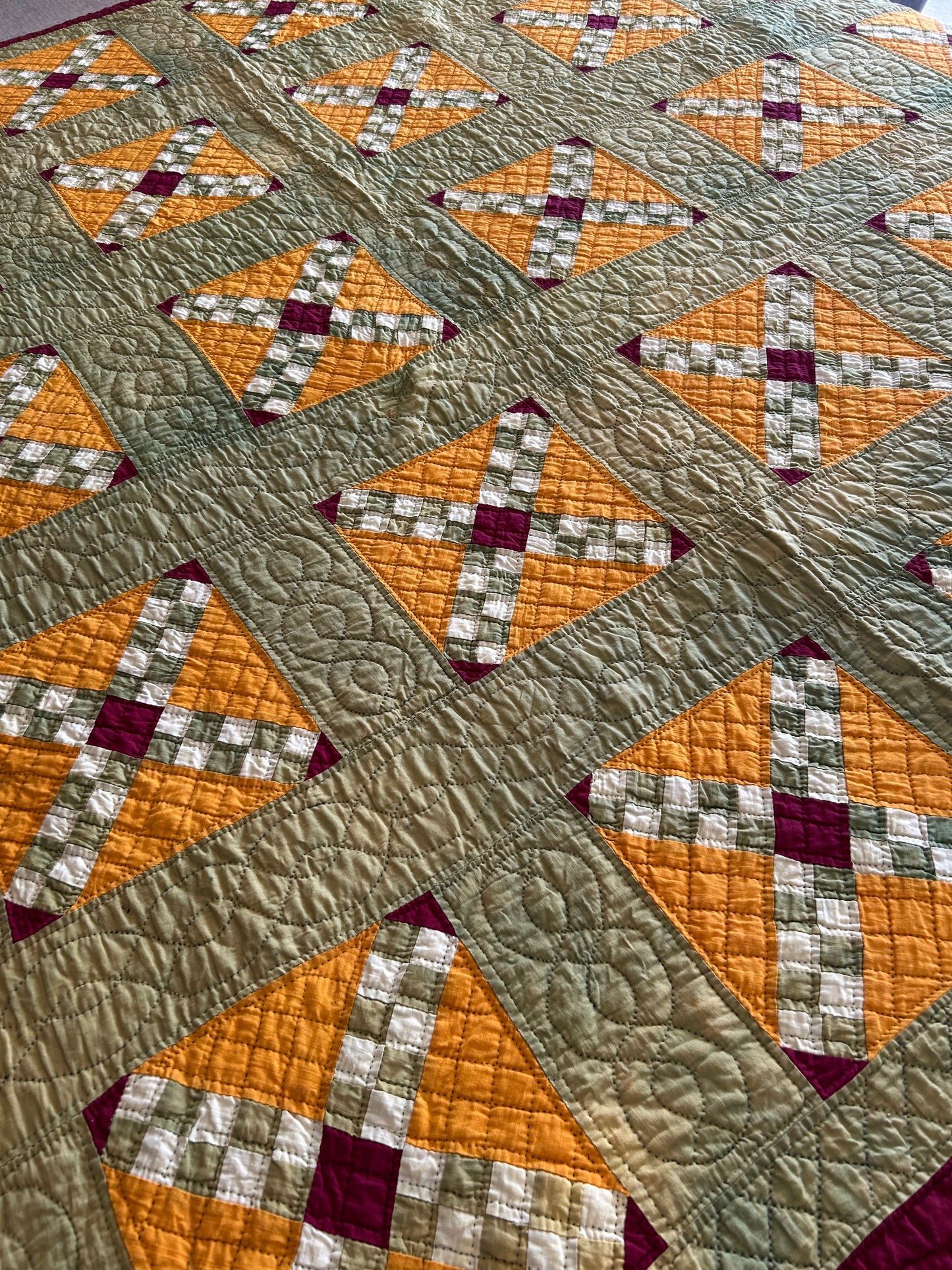 Antique Cross Quilt | Early 1900s