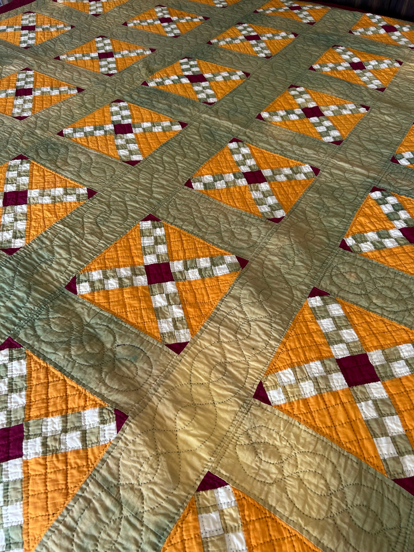 Antique Cross Quilt | Early 1900s
